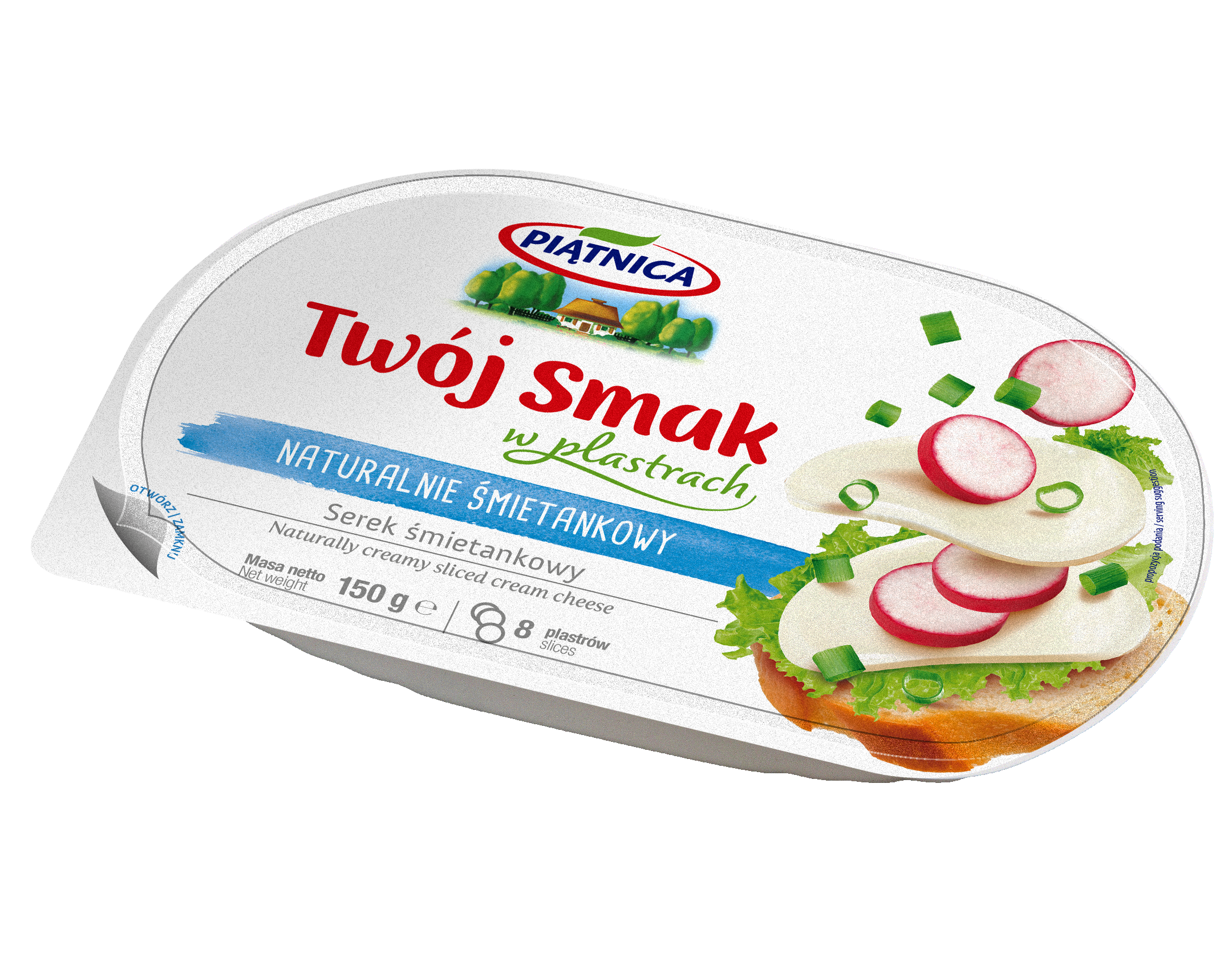Piątnica Twój Smak W Plastrach Naturalny 150 G