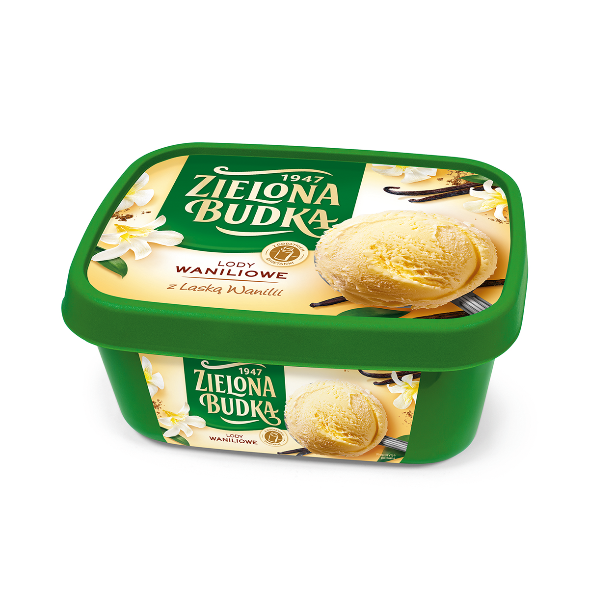Zielona Budka Lody Waniliowe Z Laską Wanilii 1 L