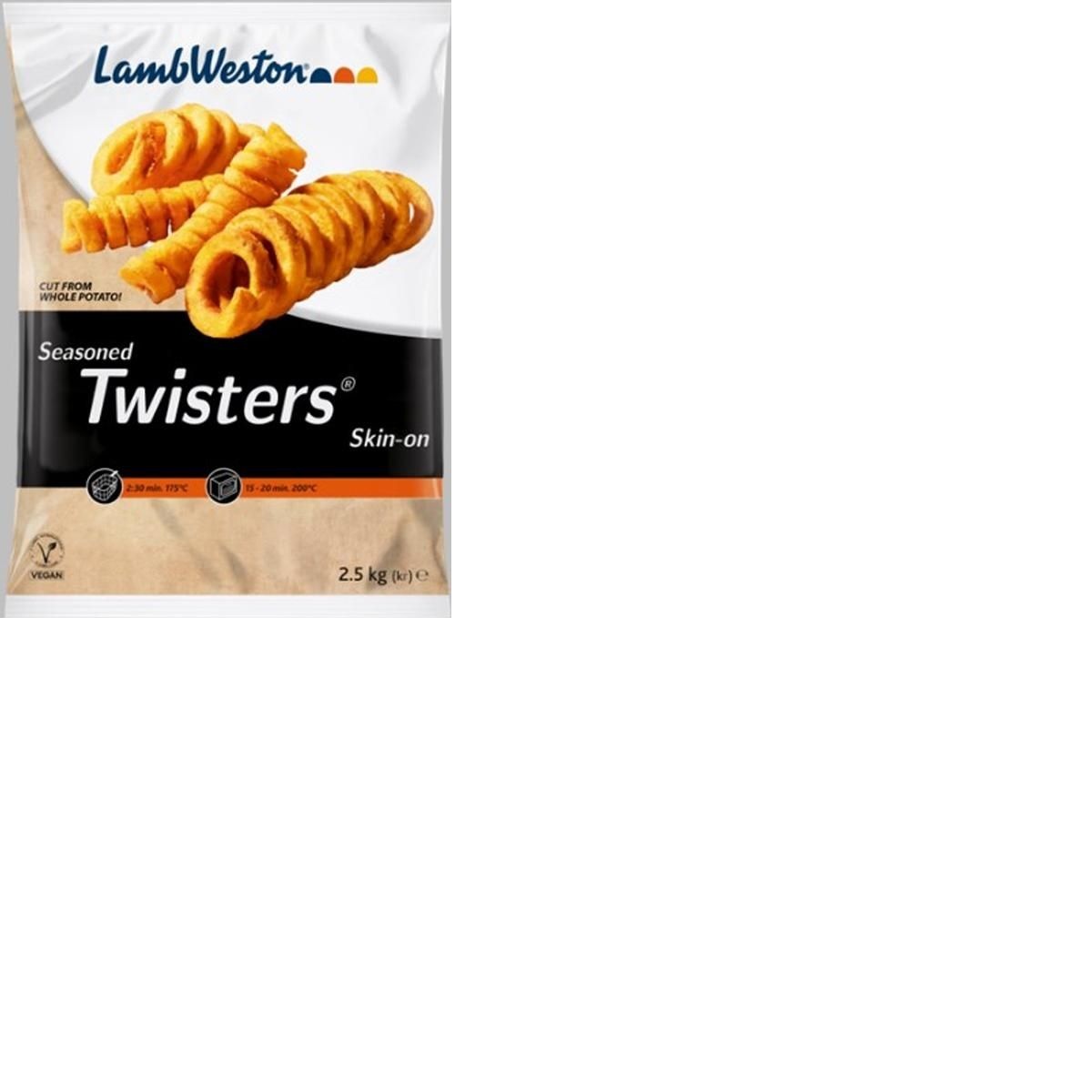 Lamb Weston Frytki Twisters Z Przyprawami 2,5Kg