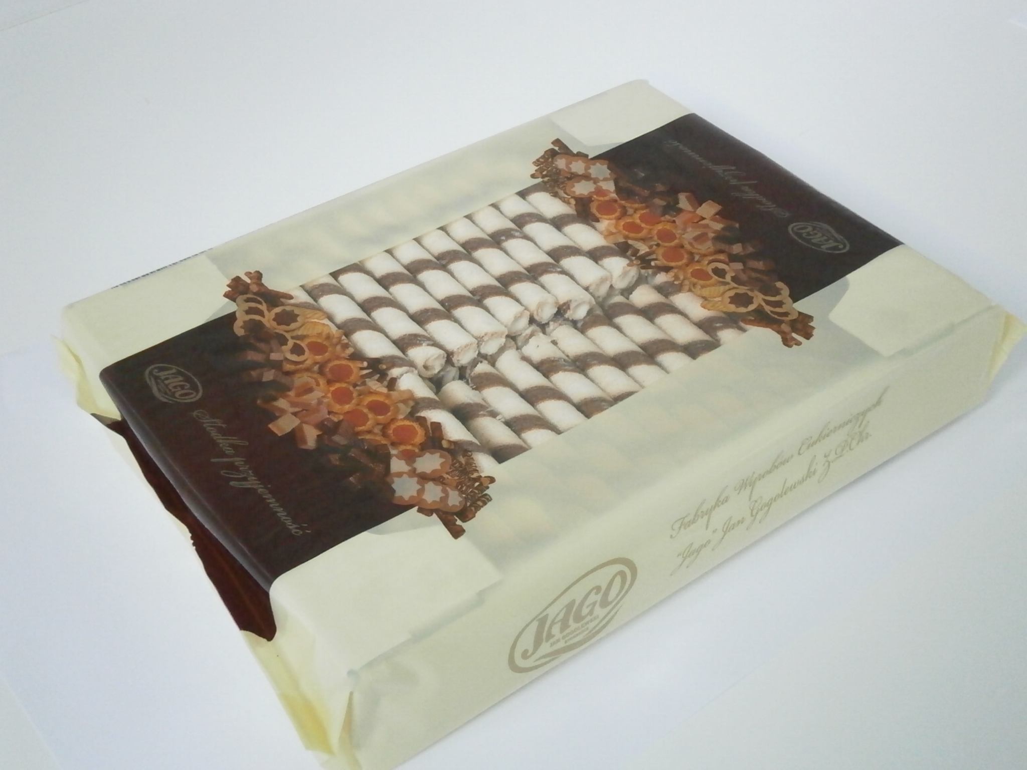 Jago Rurki Waflowe Nadziewane Kremem O Smaku Waniliowym 1 Kg