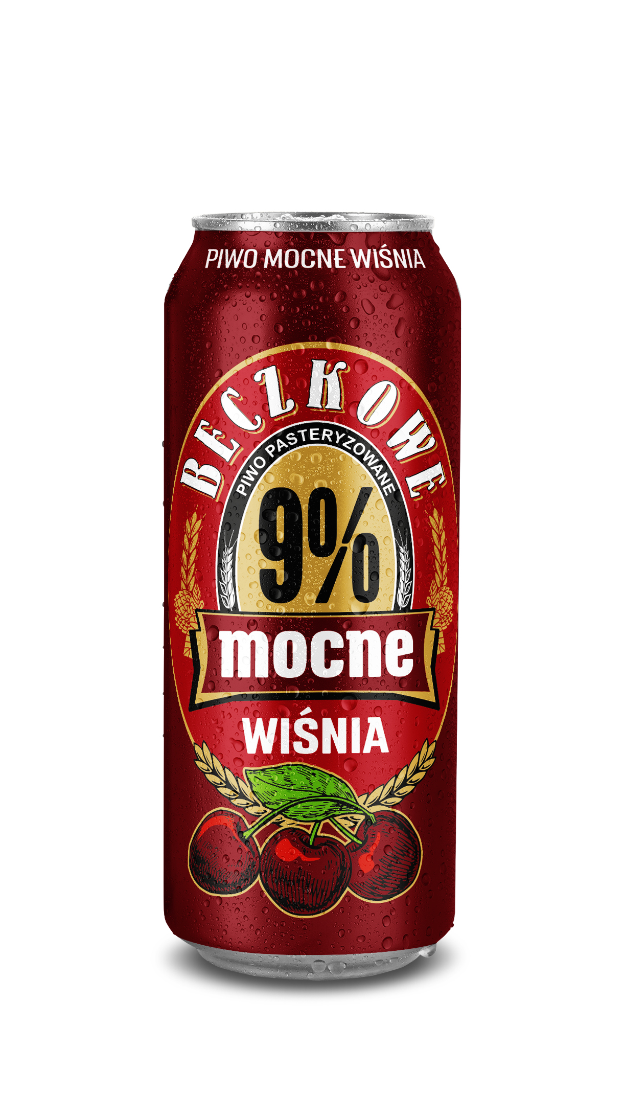 Piwo Beczkowe Mocne 9% Wiśnia 500Ml Puszka