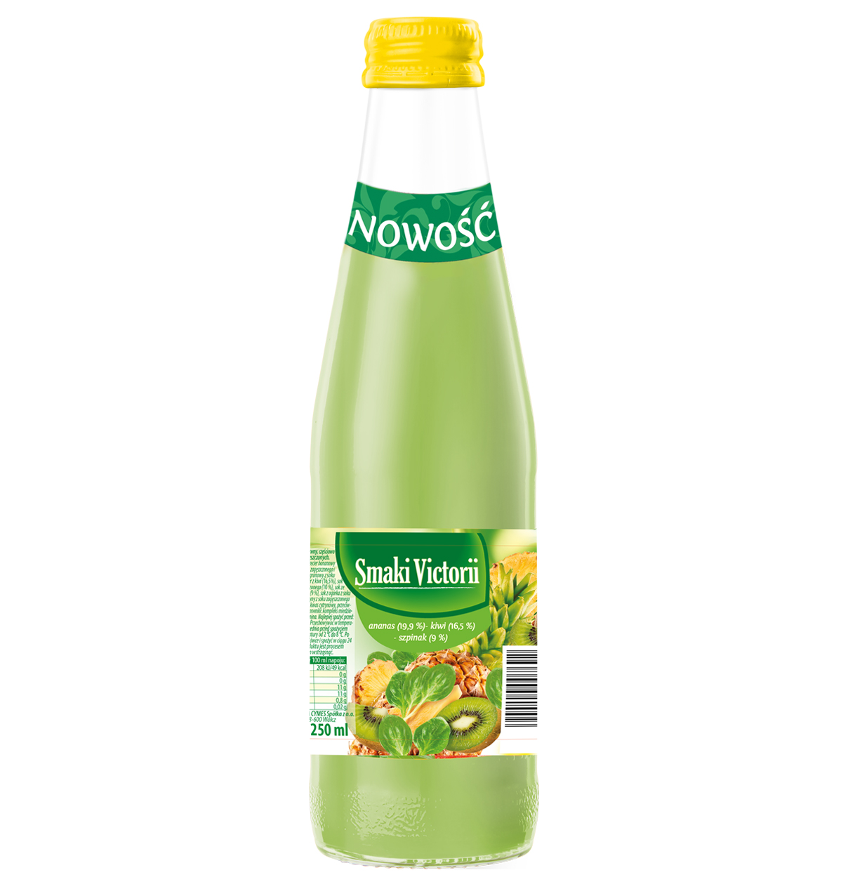 Ananas - Kiwi - Szpinak 250 Ml Smaki Victorii