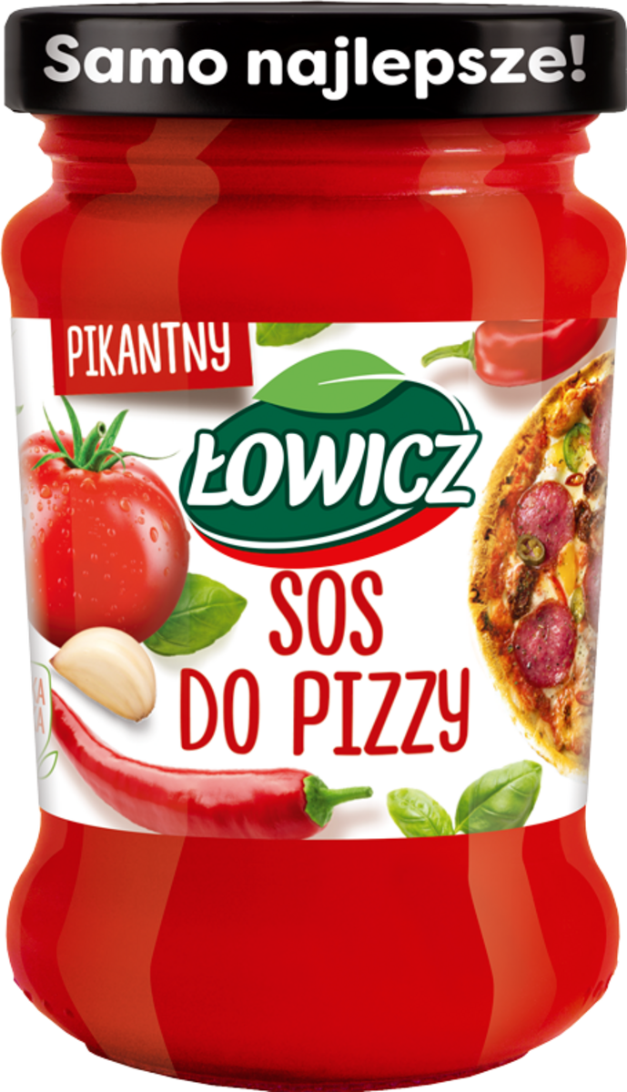 Łowicz Sos Do Pizzy Pikantny 180G