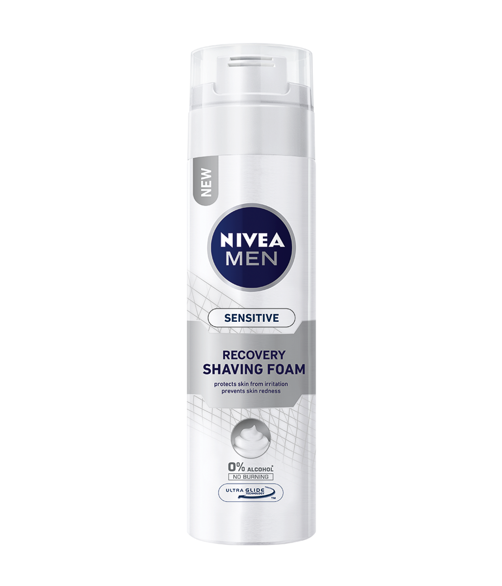Nivea Łagodząca Pianka Do Golenia Sensitive Recovery 200 Ml