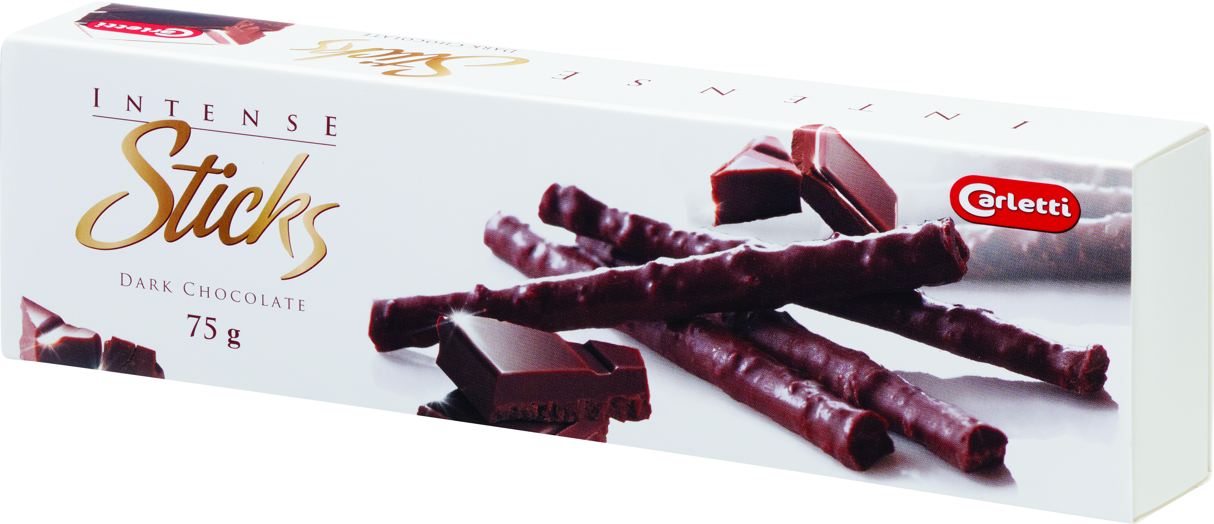 Carletti Czekoladowe Paluszki Deserowe Chrupkie 75G
