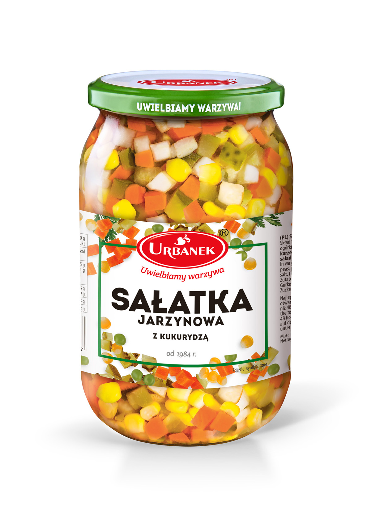 Sałatka Jarzynowa Z Kukurydzą 860G Urbanek