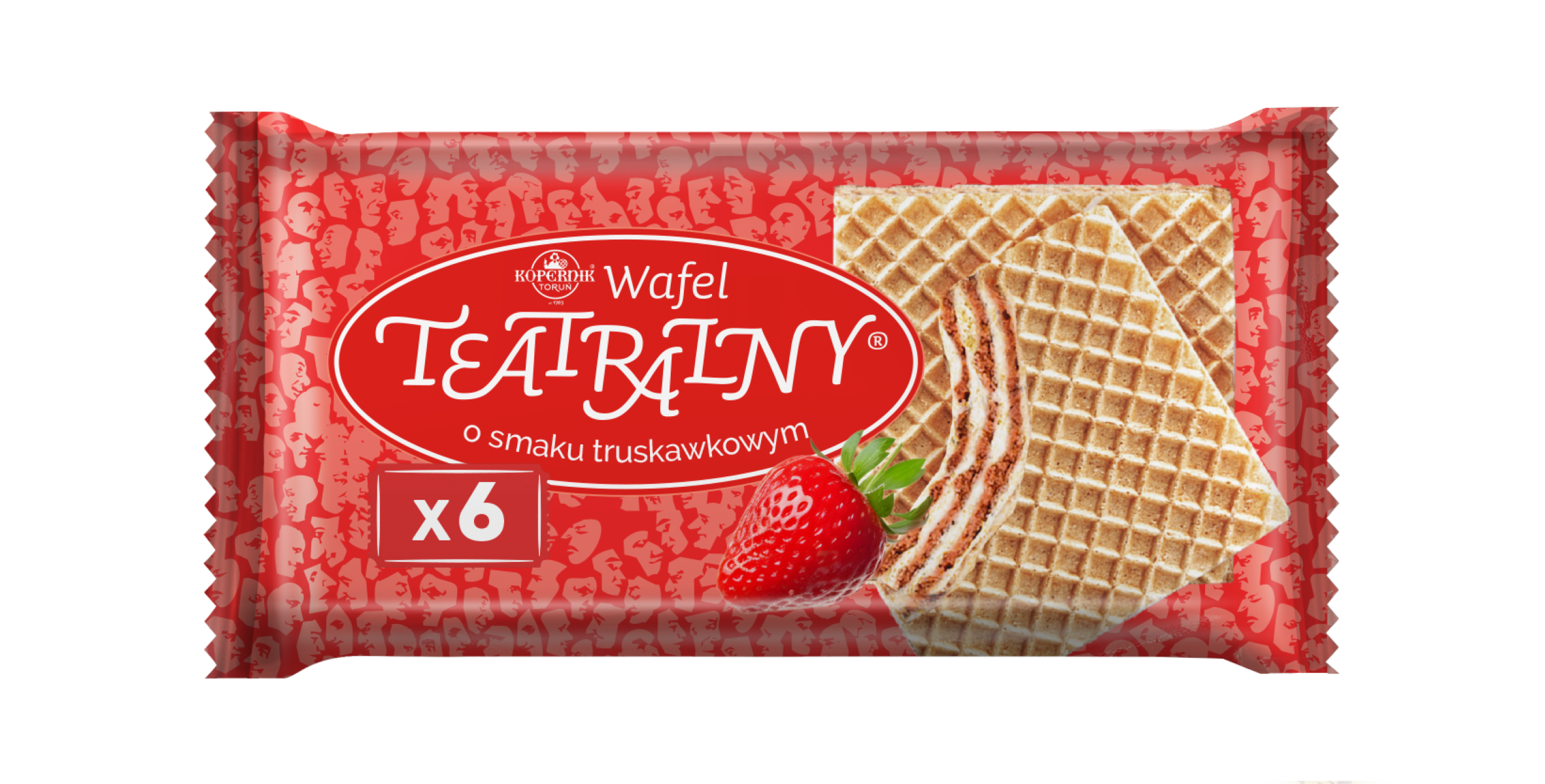 Kopernik Wafel Teatralny Truskawkowy 100G