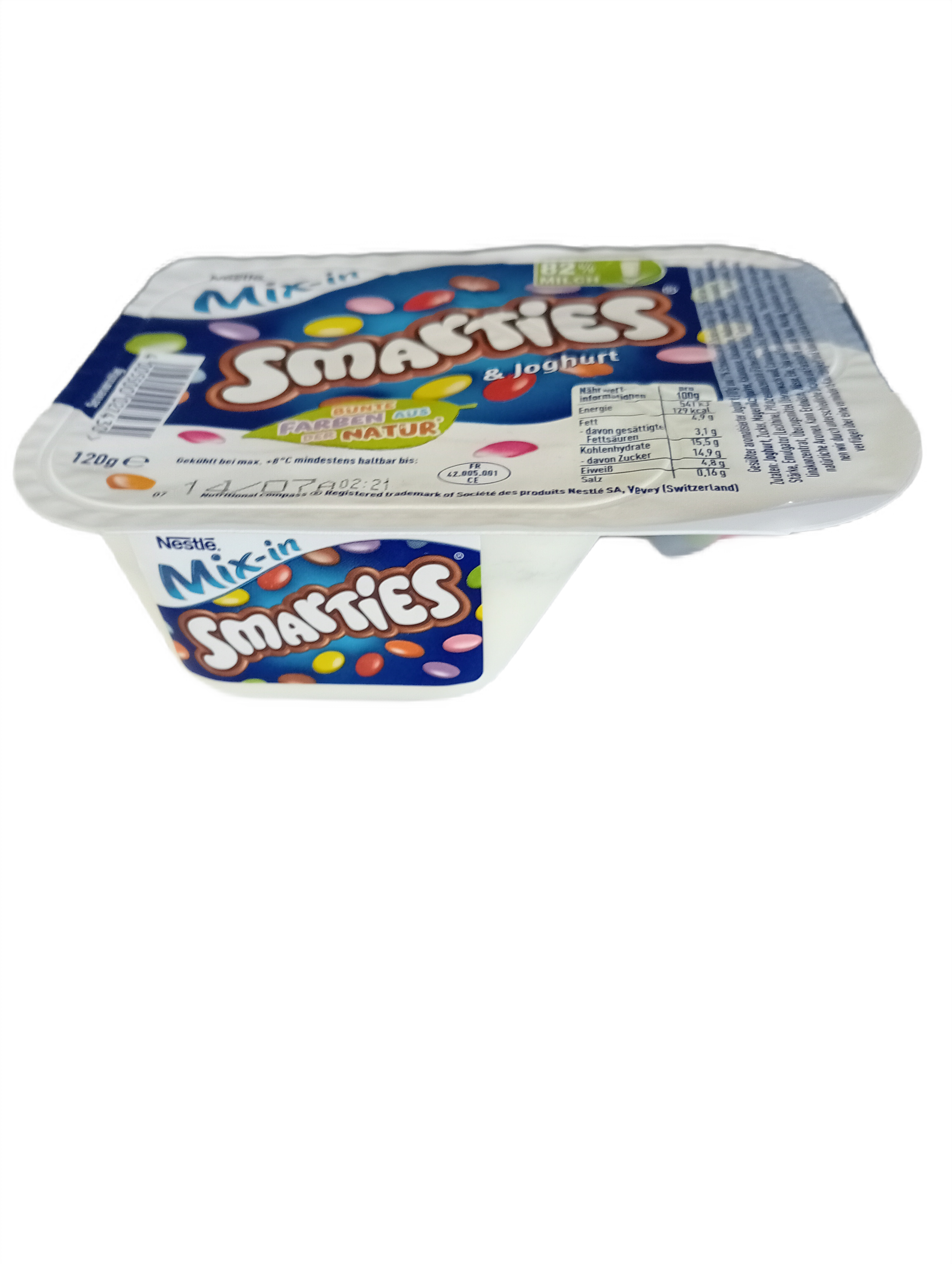 Nestle Smarties Jogurt Dwukomorowy 120G