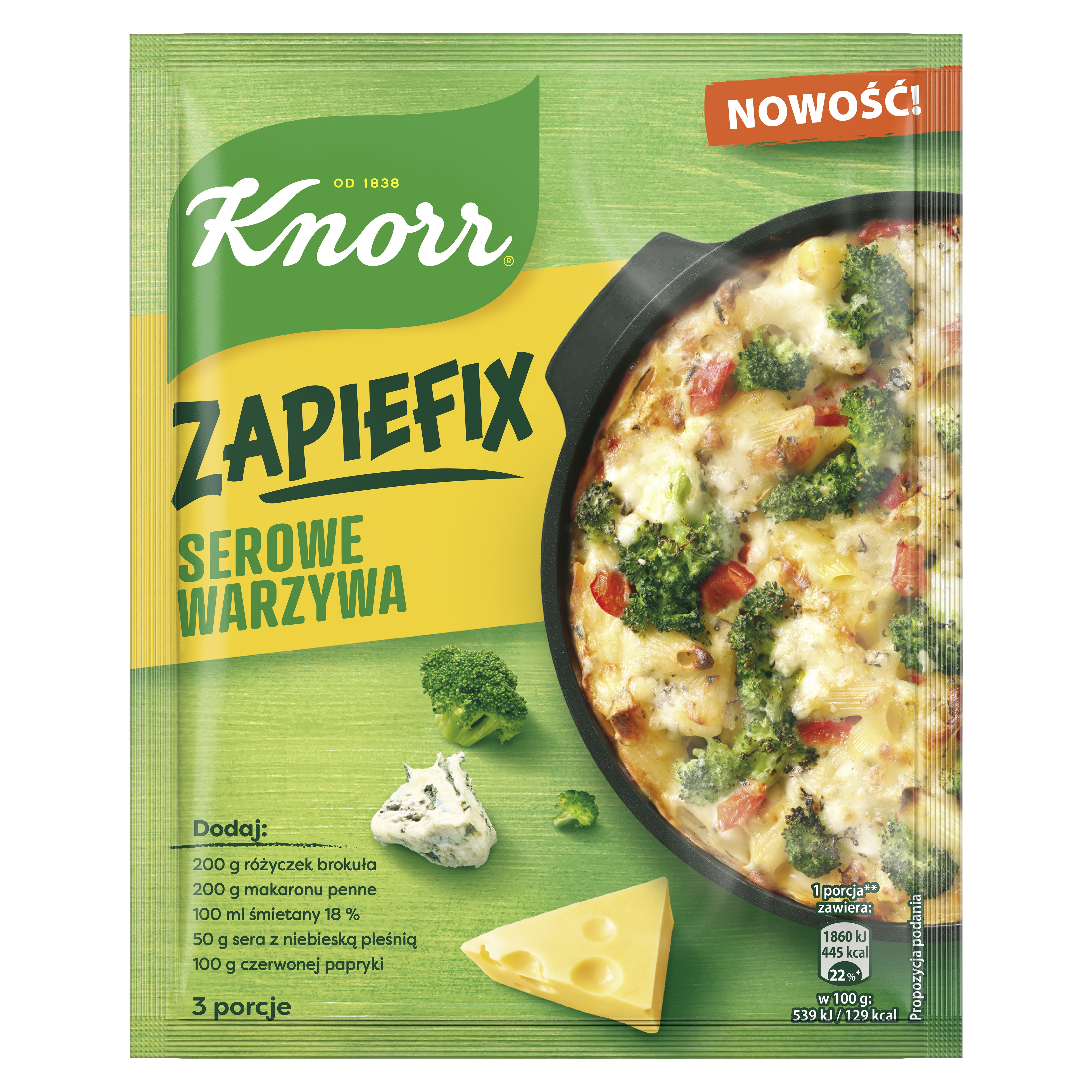 Knorr Zapiefix Warzywa & Ser 40G