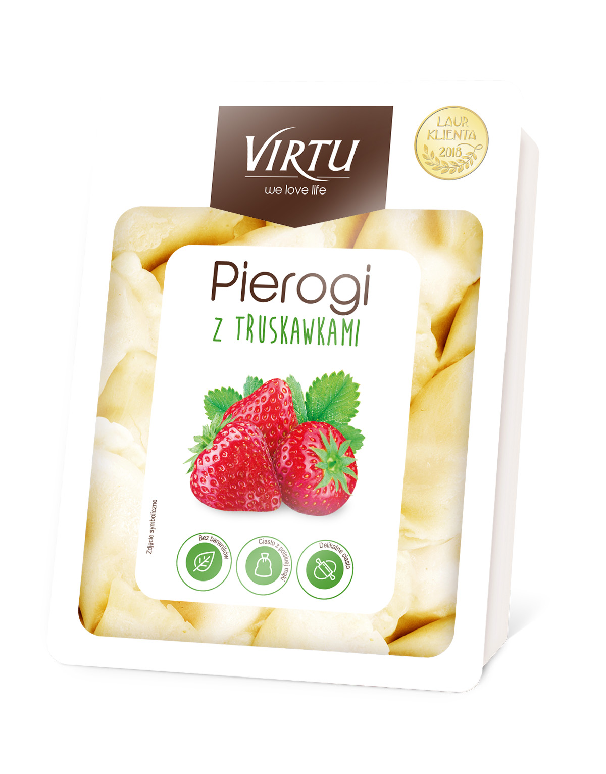 Pierogi Z Truskawkami Virtu 400G