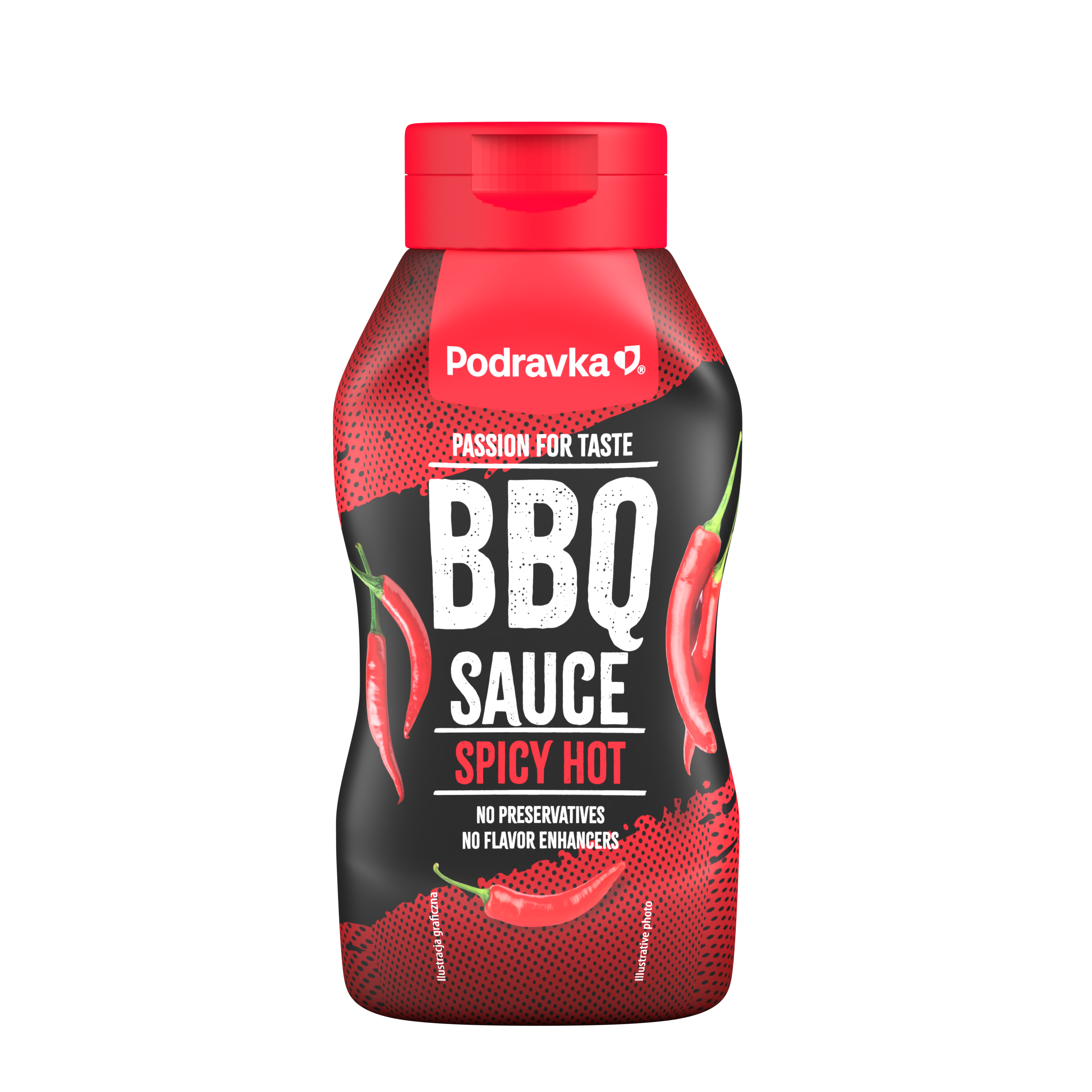 Podravka Sos Bbq Z Chili Średnio Ostry 345G