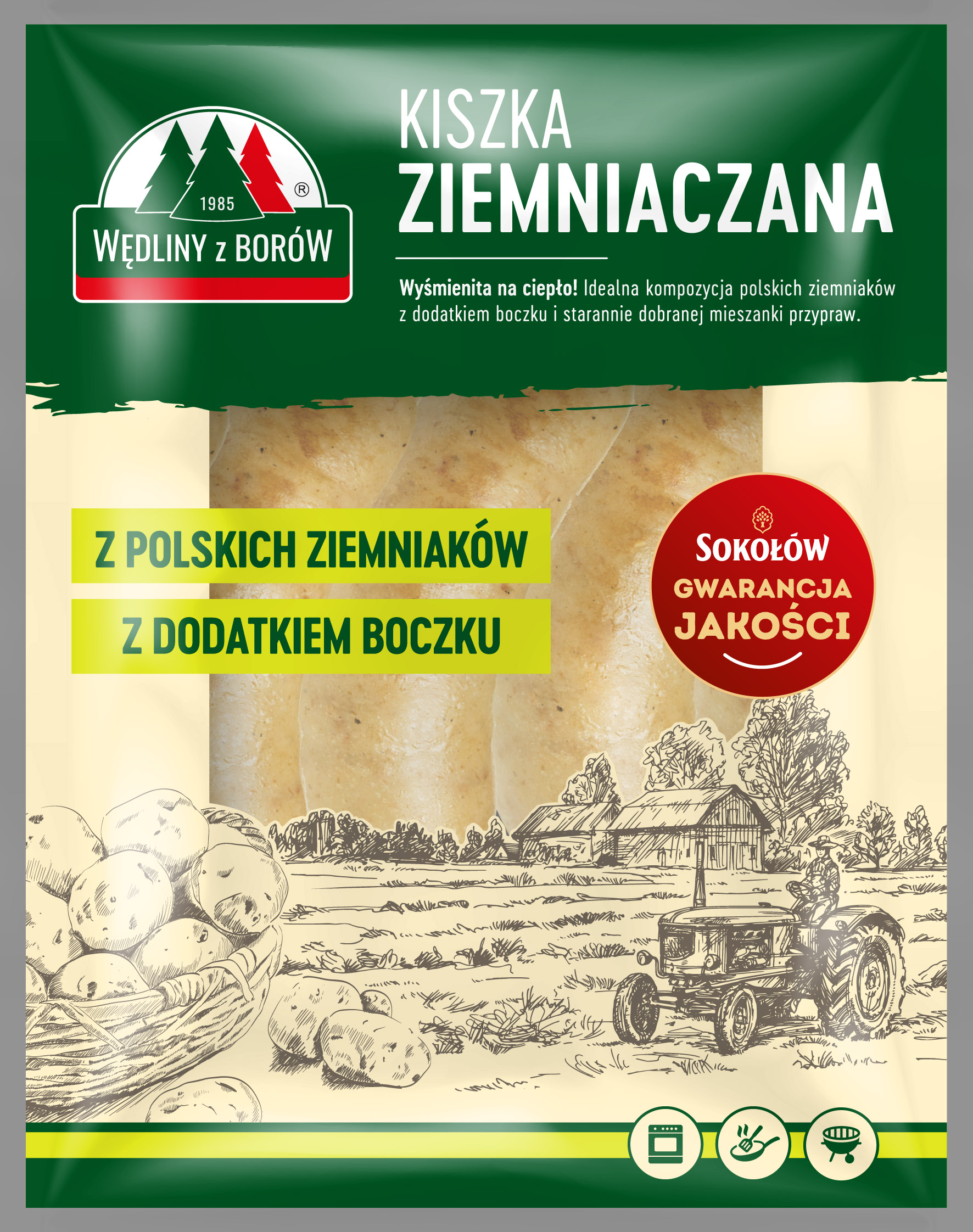 Kiszka Ziemniaczana 580G Gzella