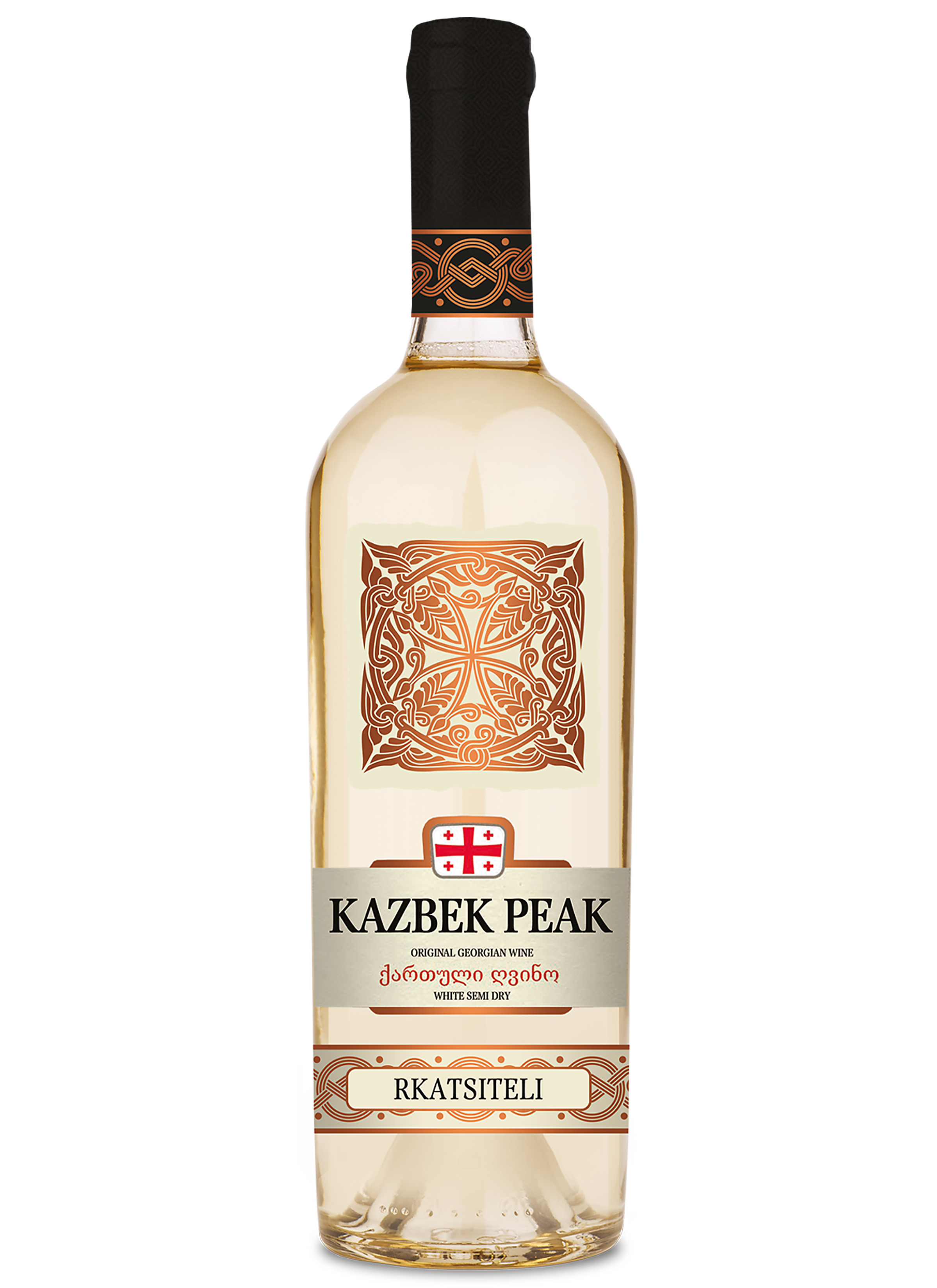 Kazbek Peak Semi Dry White Rkatsiteli 0,75L