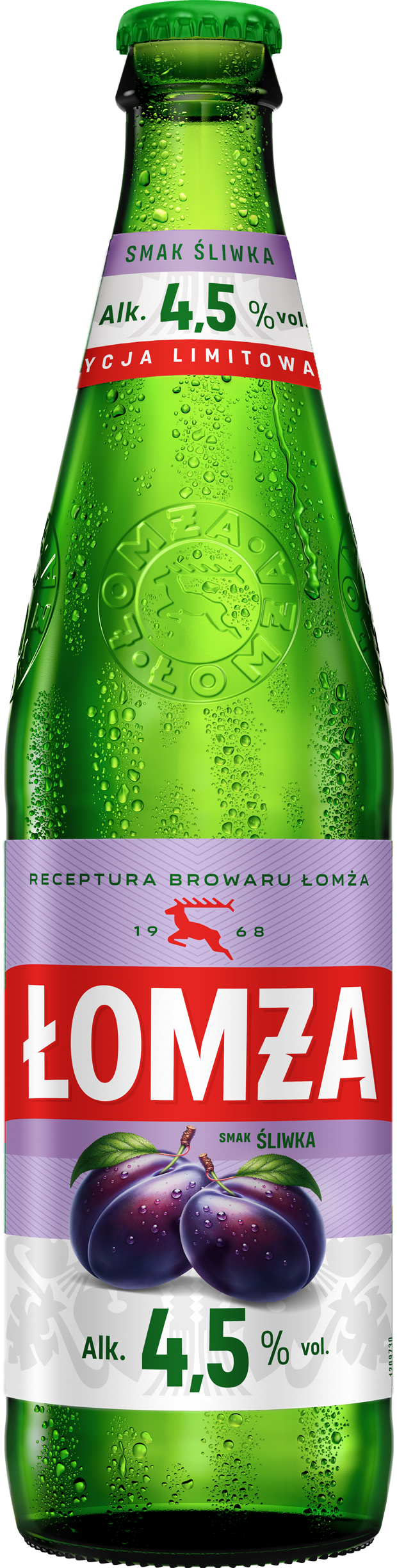 Piwo Łomża Śliwka 4,5% 0,5L Butelka Bezzwrotna