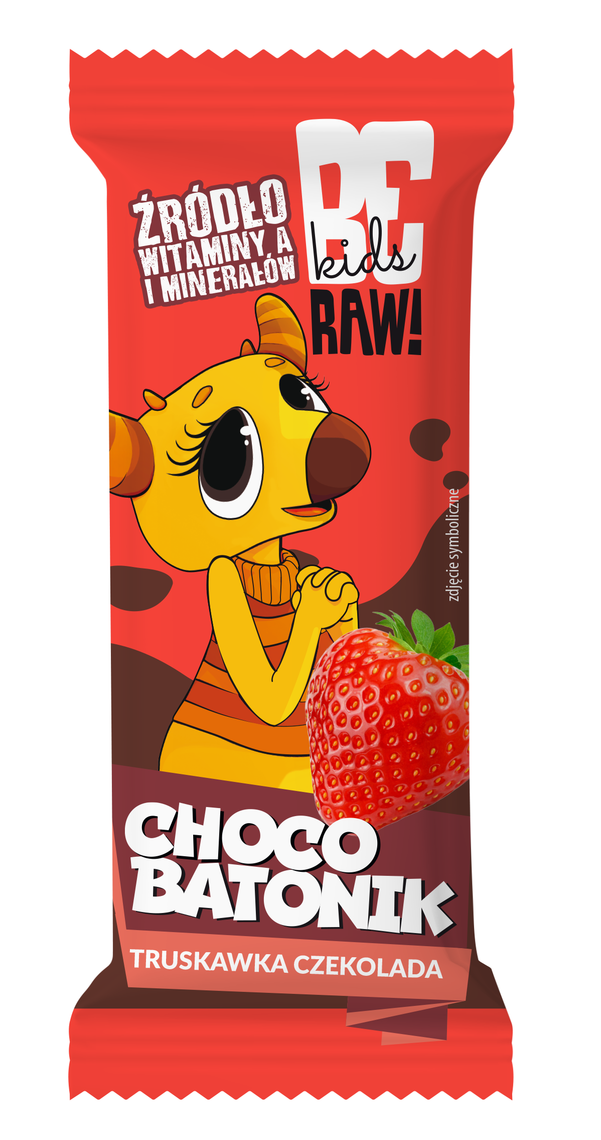 Beraw Kids Choco Batonik Truskawka 25G