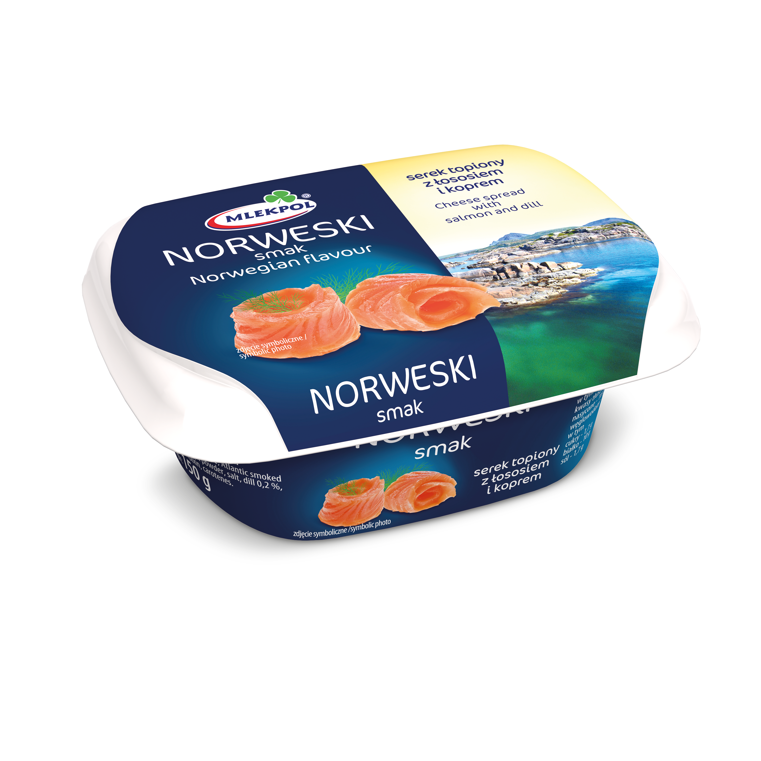 Serek Topiony 150G Norweski Smaki Świata Mlekpol