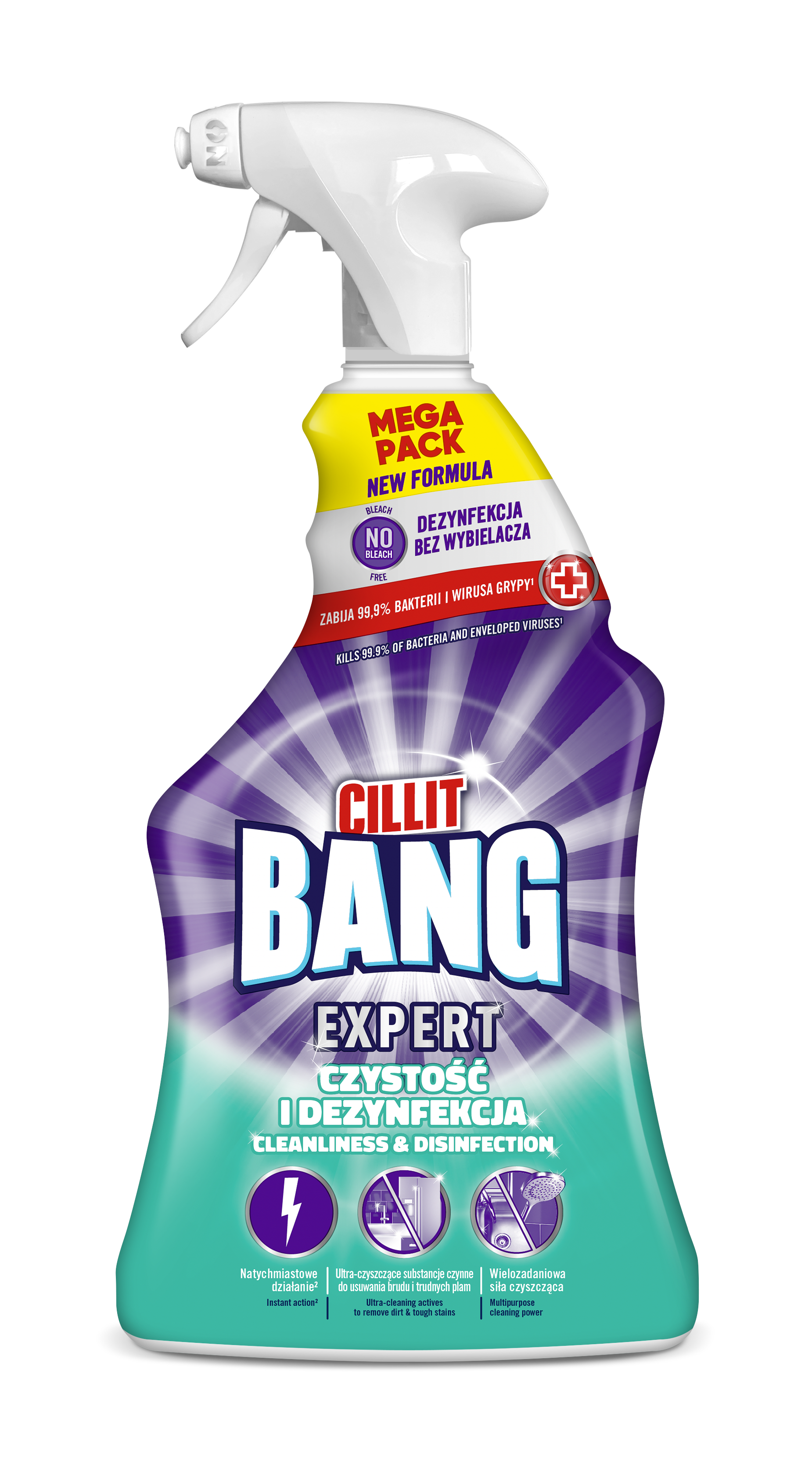 Cillit Bang Expert Czystość I Dezynfekcja 900 Ml Spray