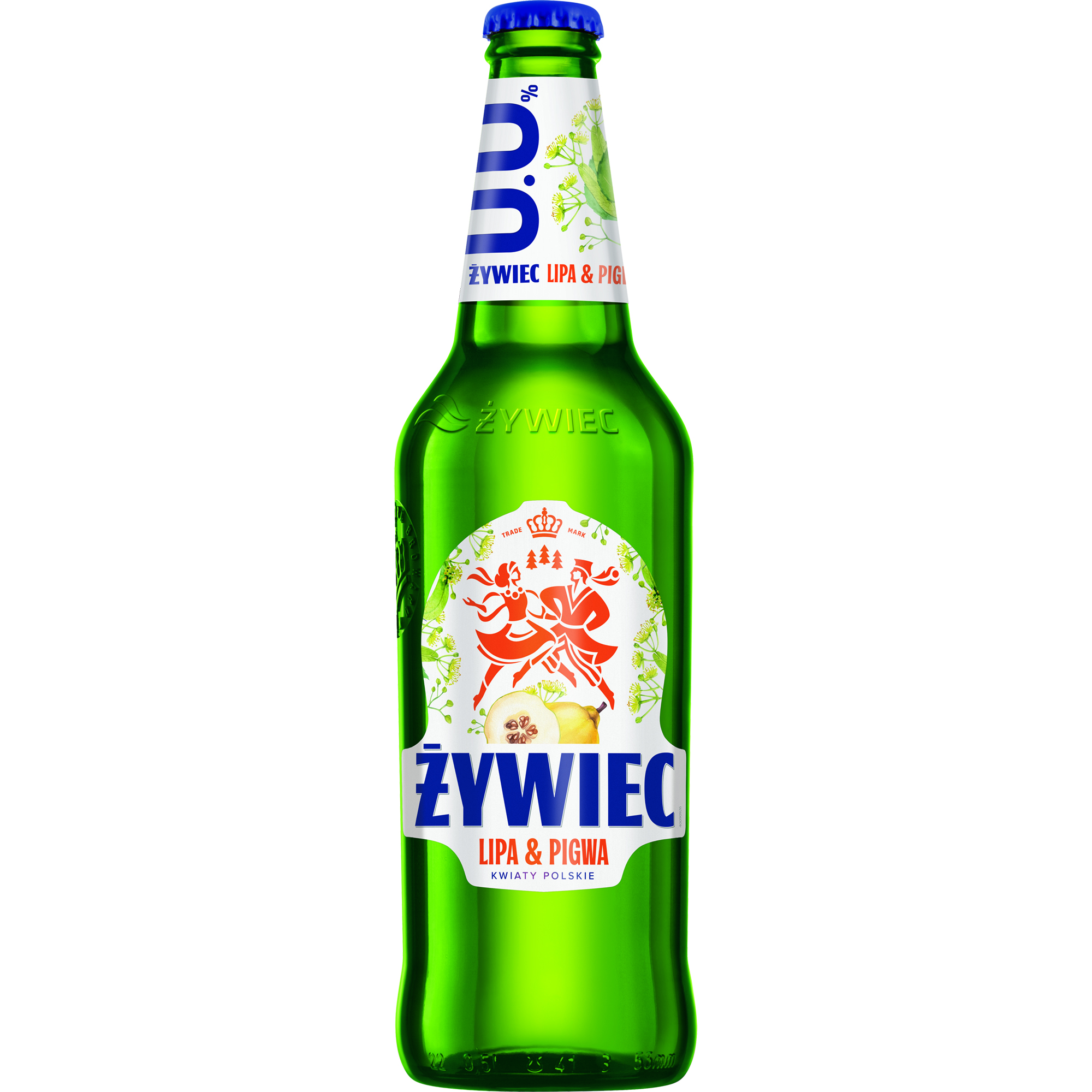 Żywiec 0,0% Lipa & Pigwa Kwiaty Polskie 500 Ml Butelka Zwrotna