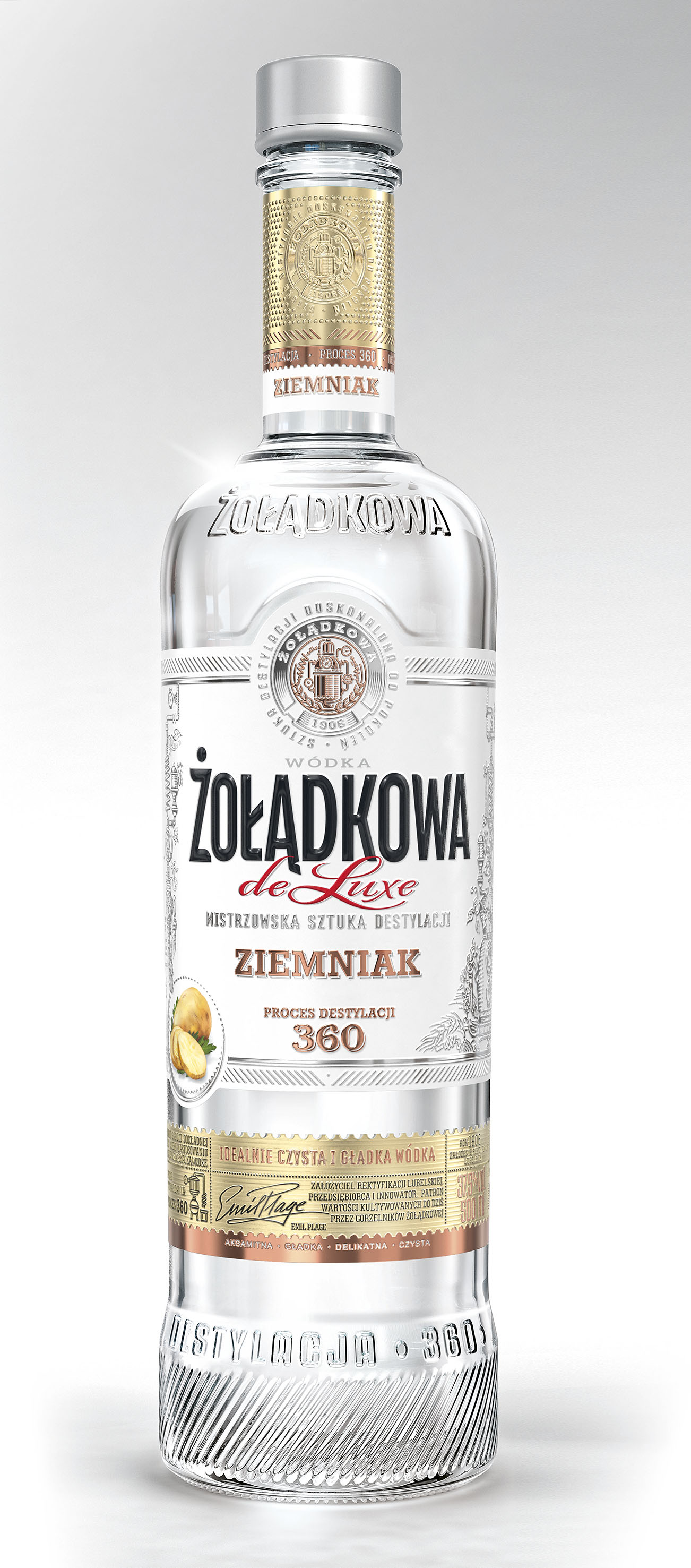 Wódka Żołądkowa De Luxe Ziemniak 500Ml 37,5%
