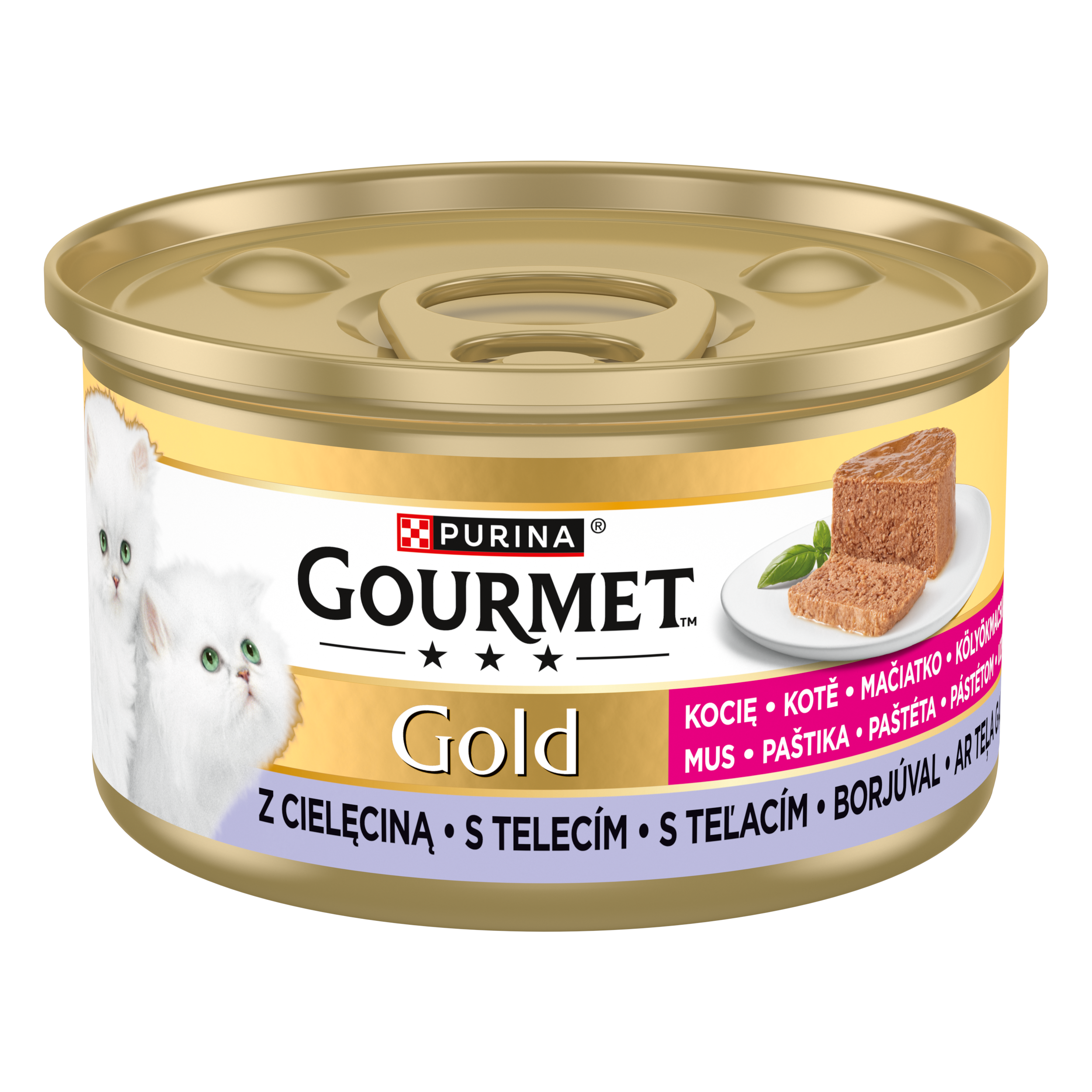 Gourmet Gold Kitten - Mus Dla Kociąt Z Cielęciną 85G