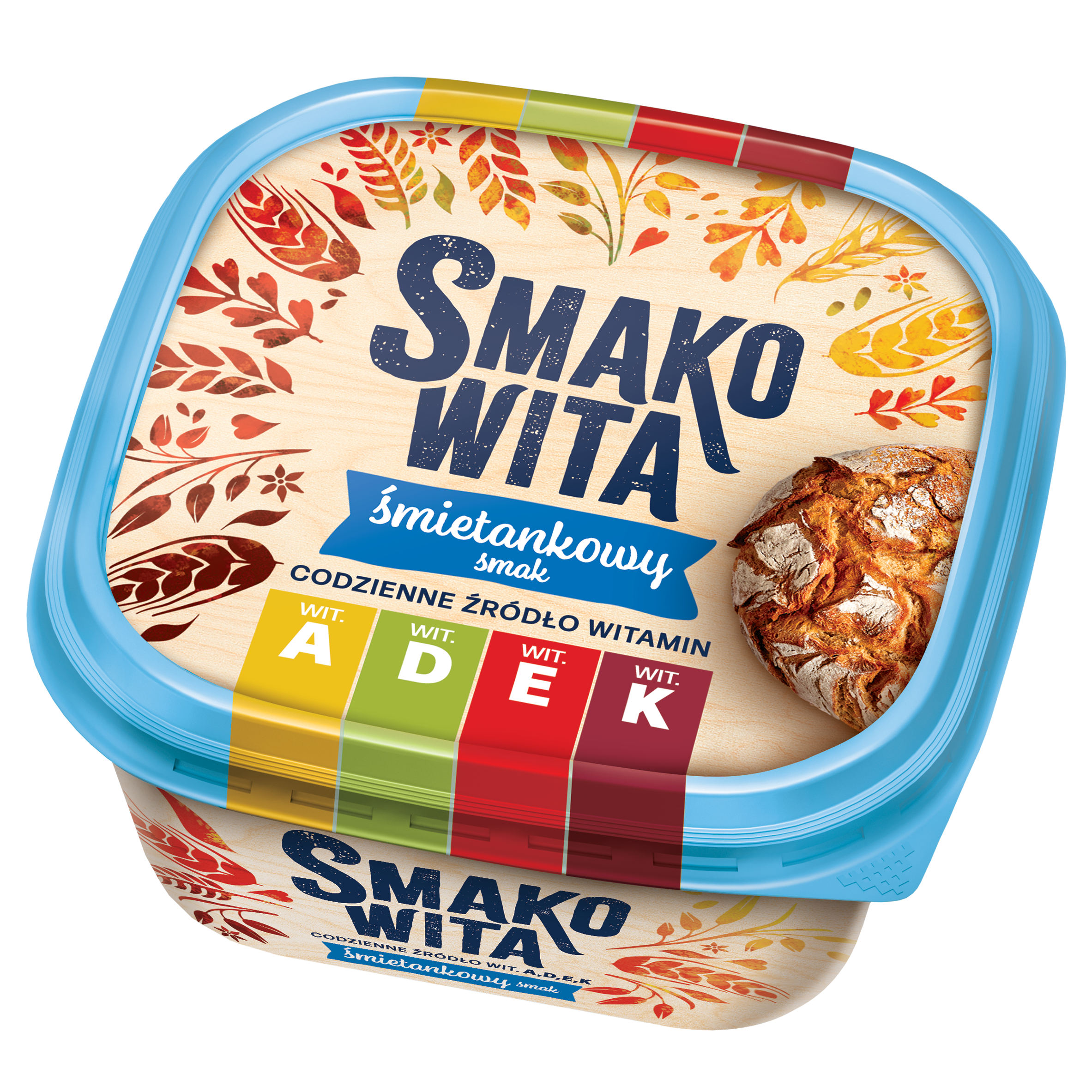 Smakowita Śmietankowy Smak 450 G. Margaryna Półtłusta