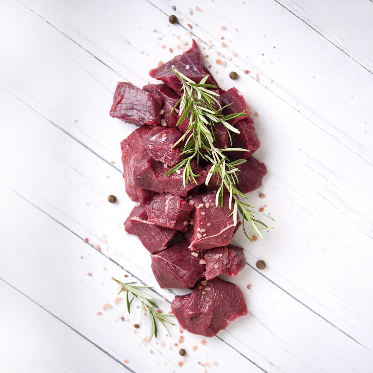 Mięso Na Gulasz Z Jelenia Mrożone, Las Huberta Ok. 1 Kg