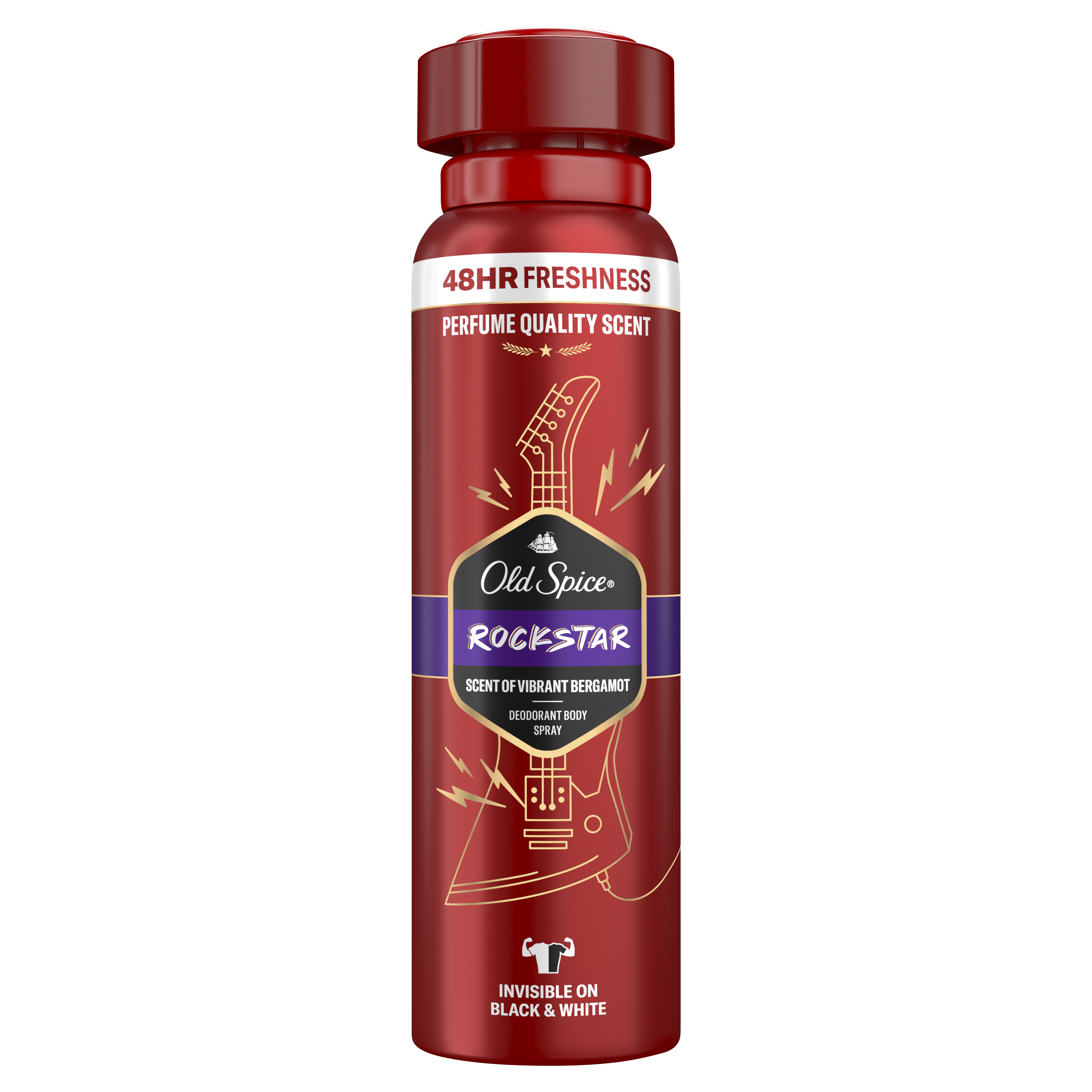 Old Spice Rockstar Dezodorant W Sprayu Dla Mężczyzn 150Ml, 48 H Świeżości, Bez Aluminium