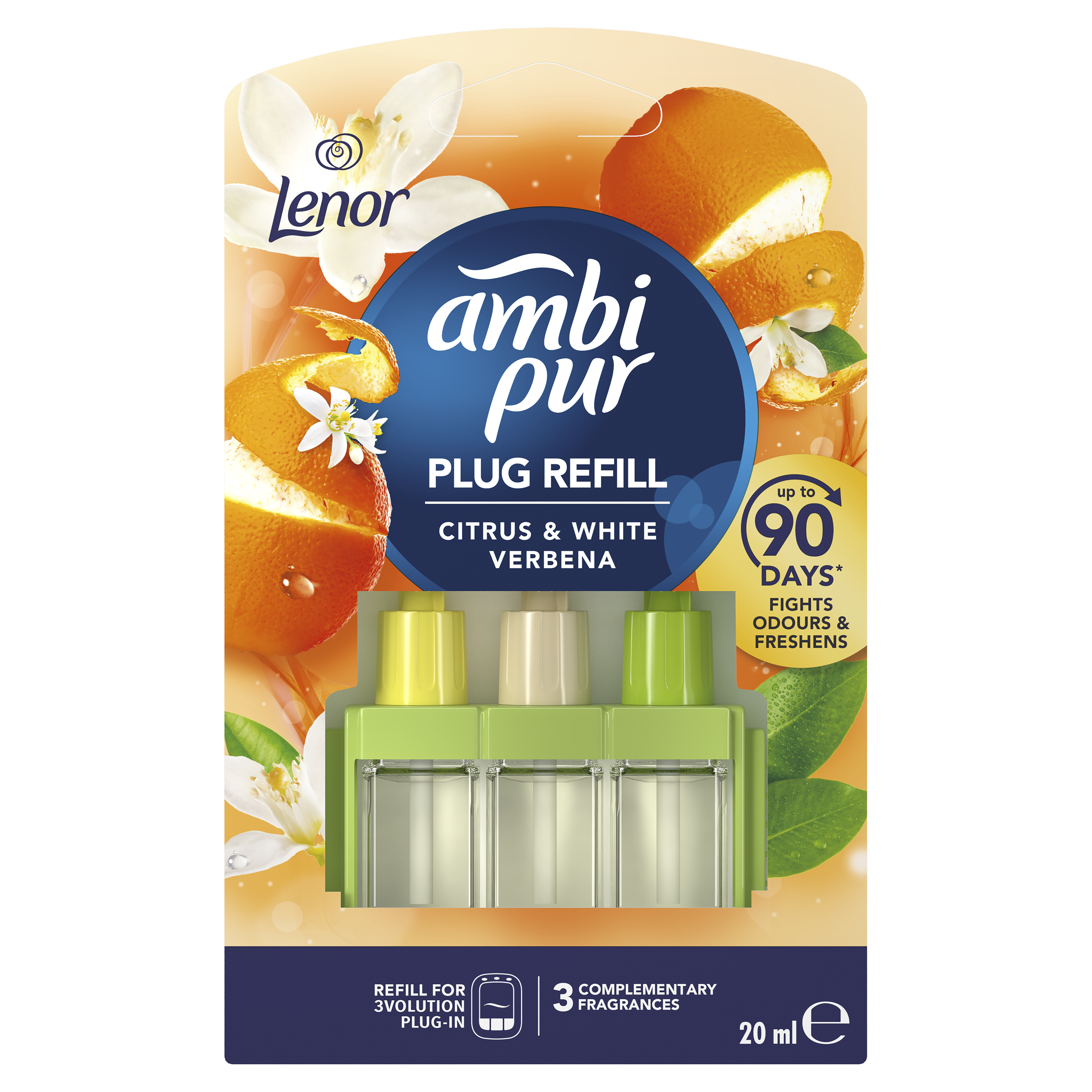 Ambi Pur Wkład Do Elektrycznego Odświeżacza Powietrza Ambi Pur Lenor Citrus&White Verbena,20Ml