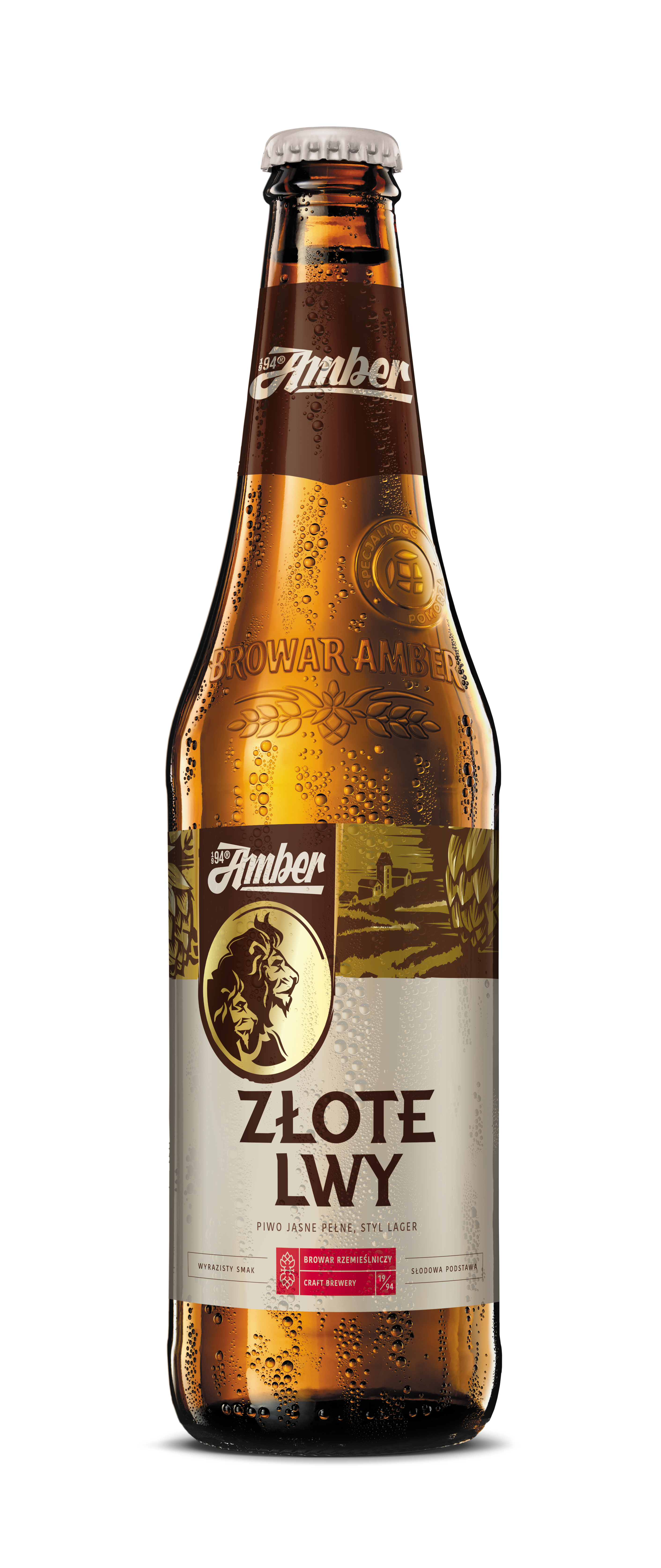 Browar Amber Piwo Złote Lwy Butelka Bezzwrotna 500 Ml