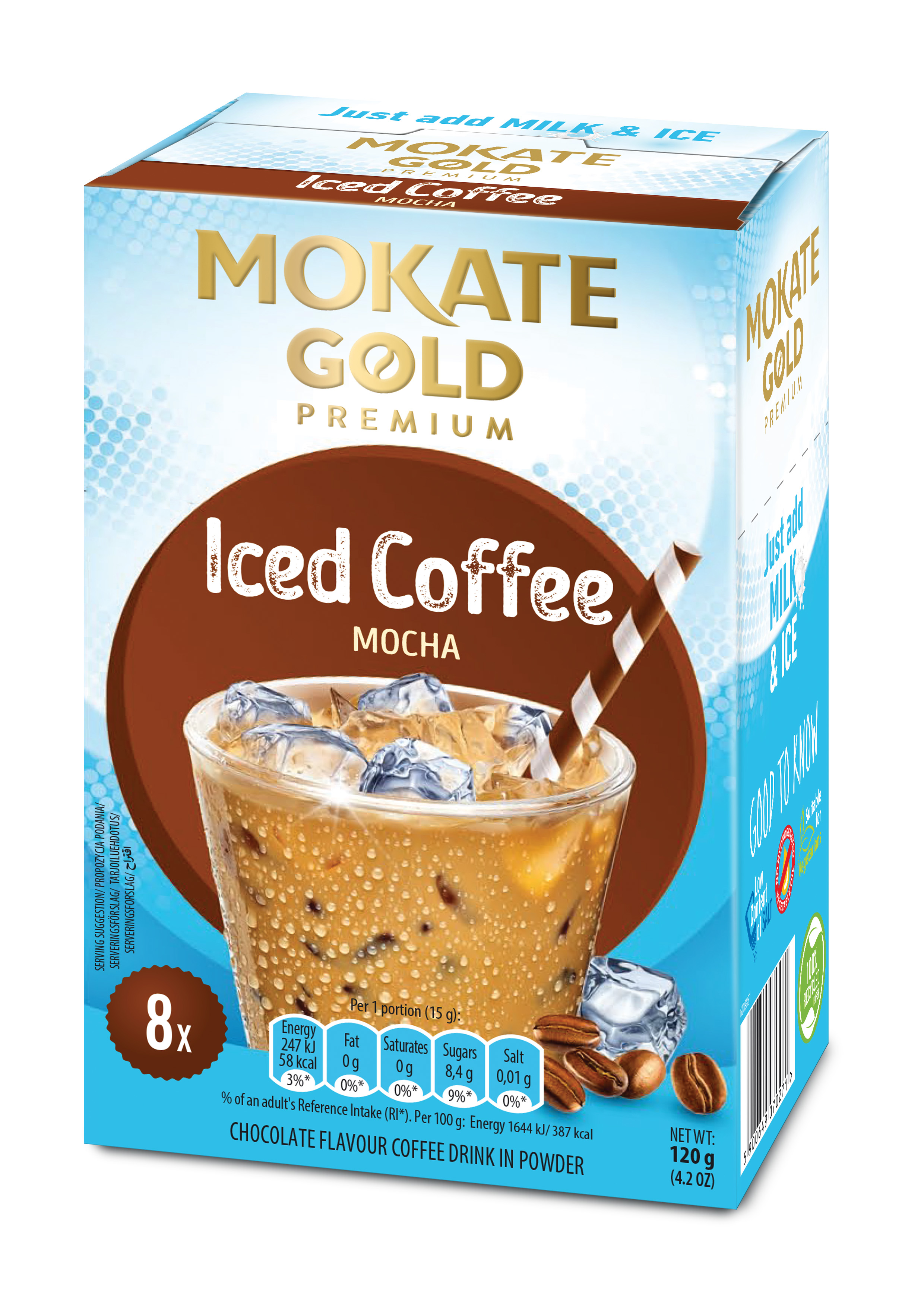Iced Coffee Mokate Gold Premium Mocha (8 X 15G)