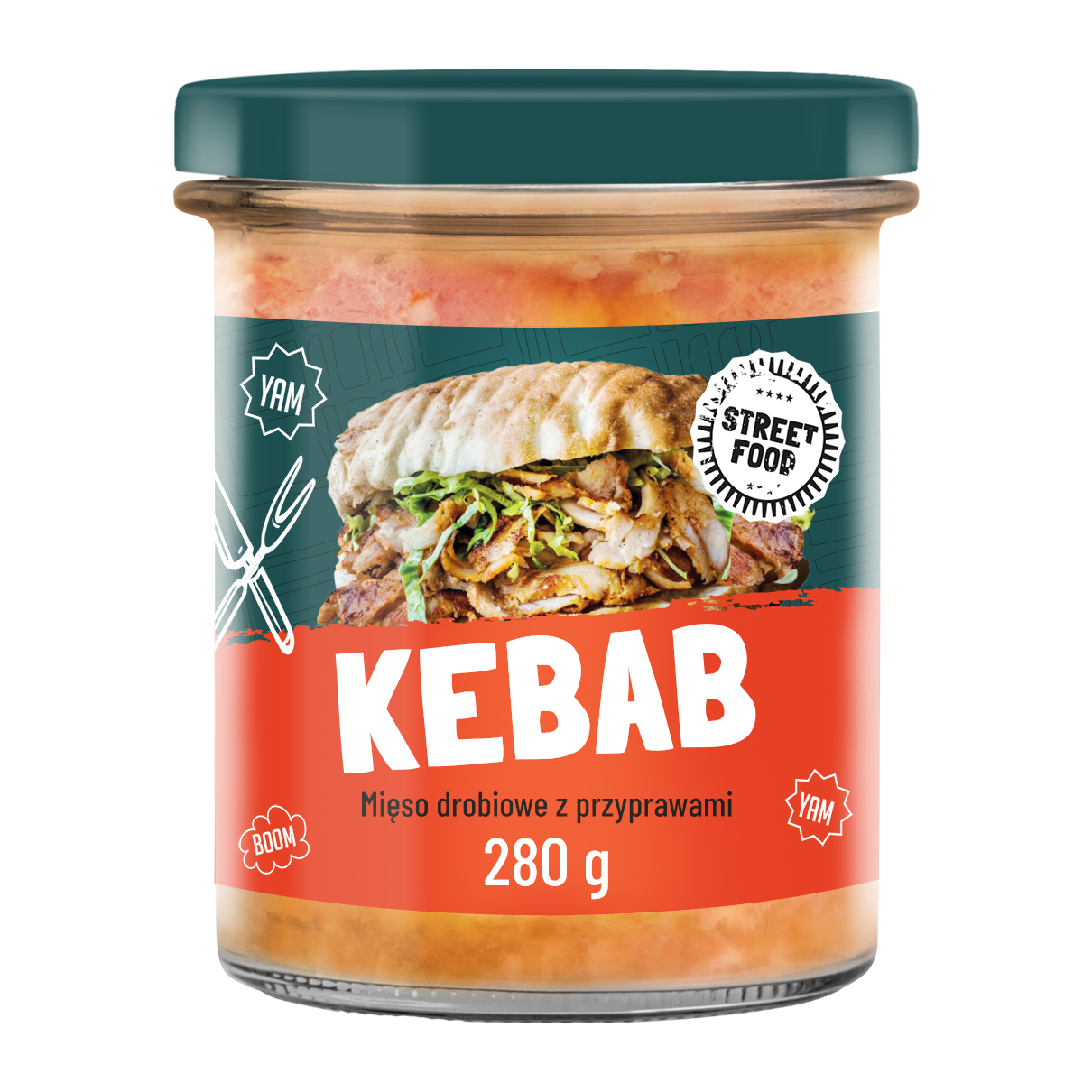 Pamapol Street Food Kurczak Kebab 280G