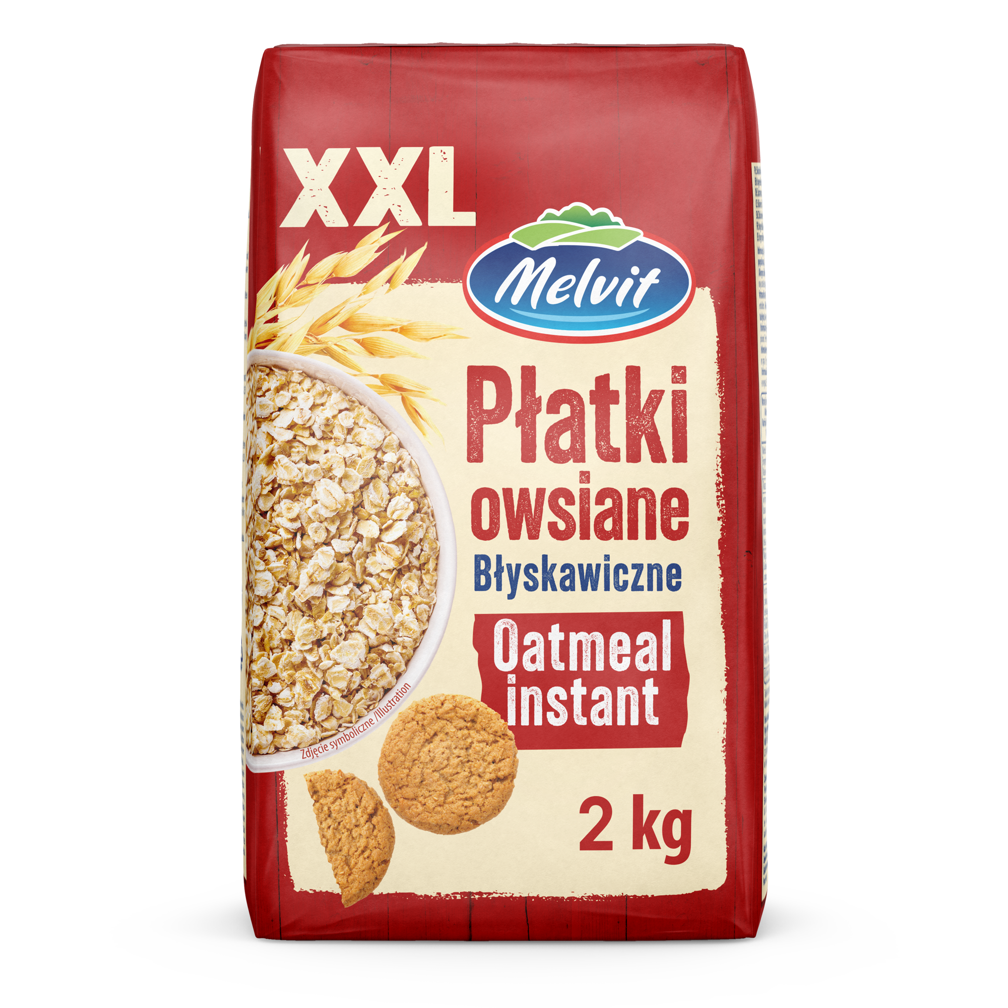 Melvit Płatki Owsiane Błyskawiczne 2Kg Xxl