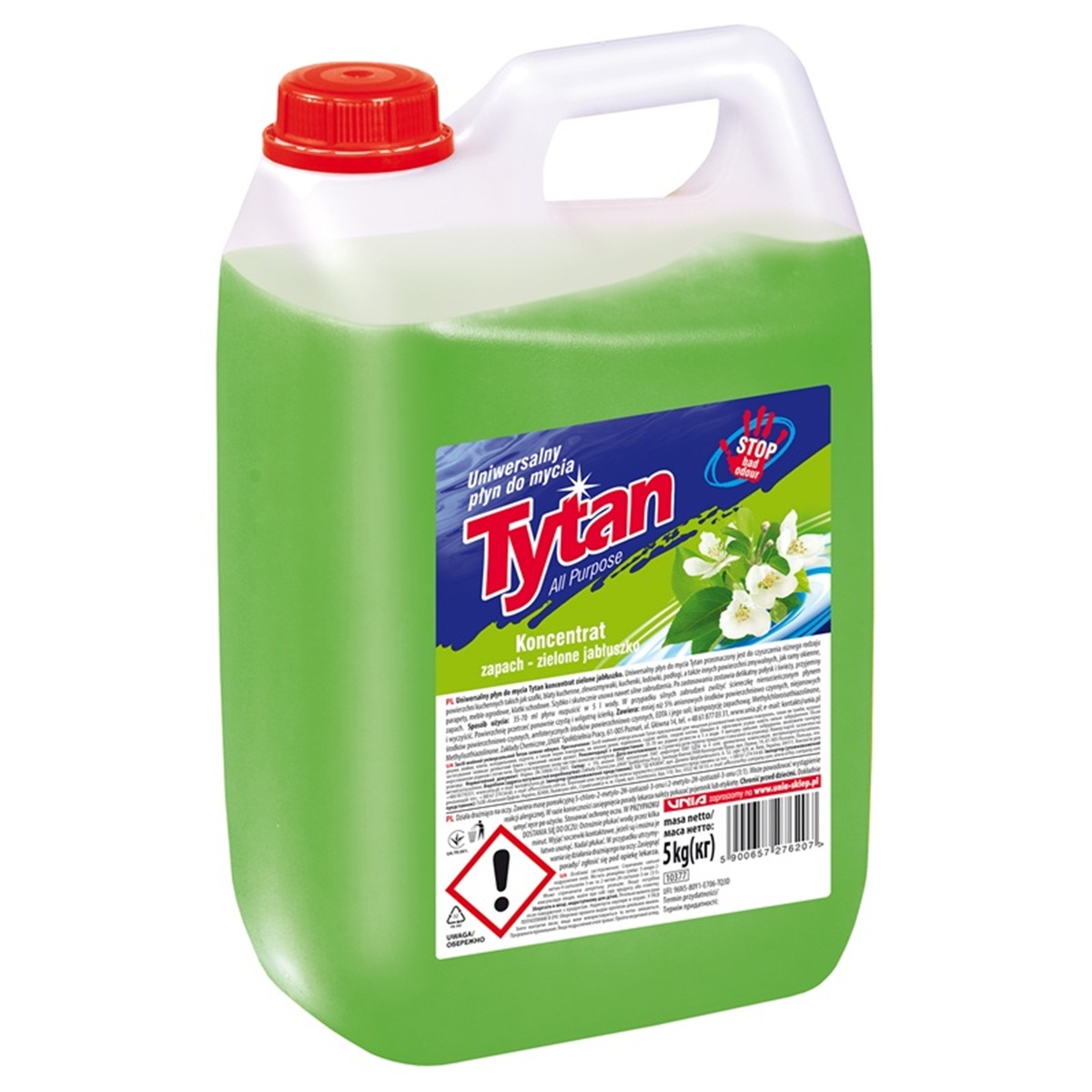 Uniwersalny Płyn Do Mycia Tytan Zielone Jabłuszko 5Kg