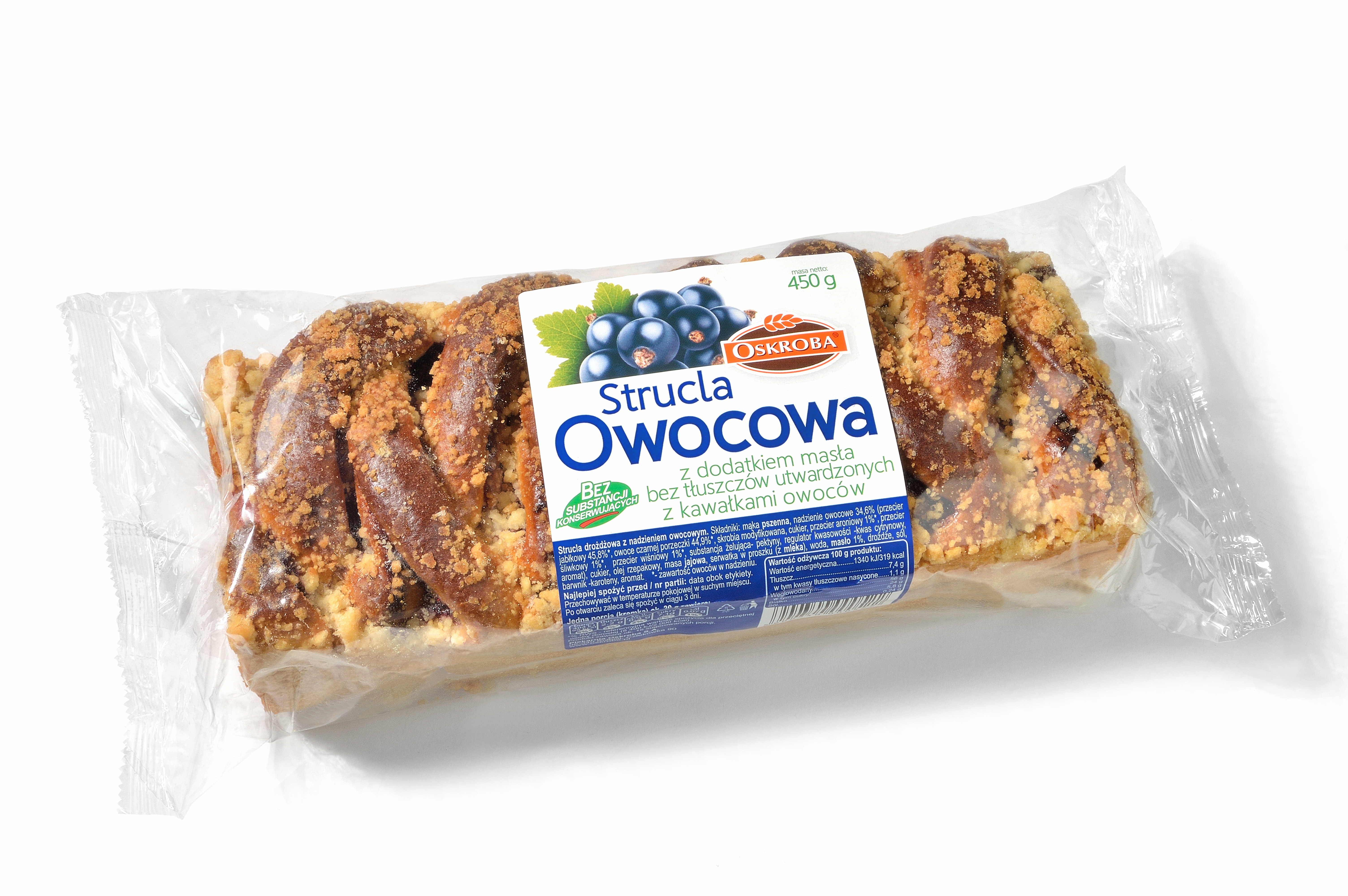 Oskroba Strucla Owocowa 450 G
