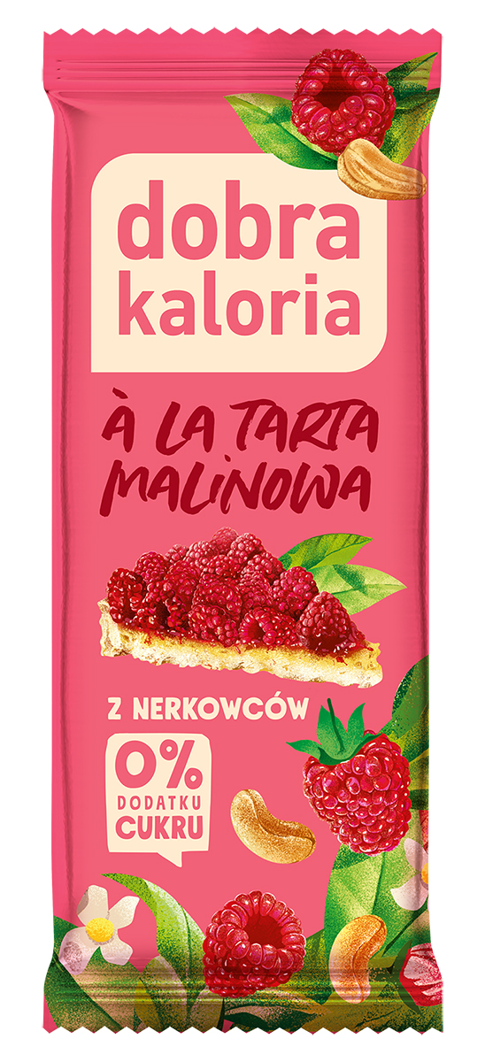 Dobra Kaloria Baton Z Nerkowców Ala Tarta Malinowa 35 G