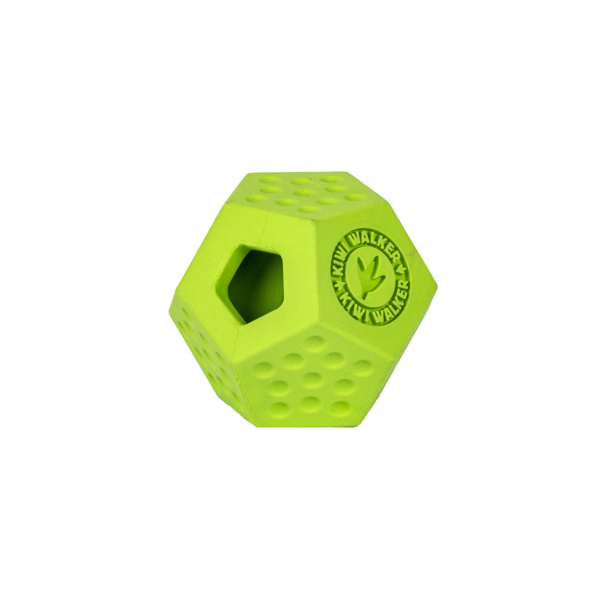 Zabawka Kiwi Walker Dodecaball Mini, Zielona - Geometryczna Zabawka Na Smakołyki Dla Małego Psa
