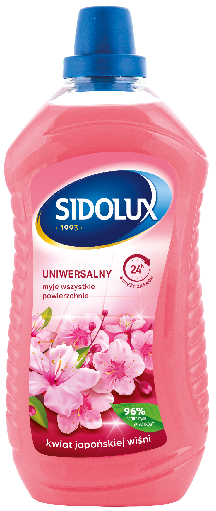 Sidolux Płyn Do Mycia Podłóg Uniwersalny Kwiat Japońskiej Wiśni 1 L