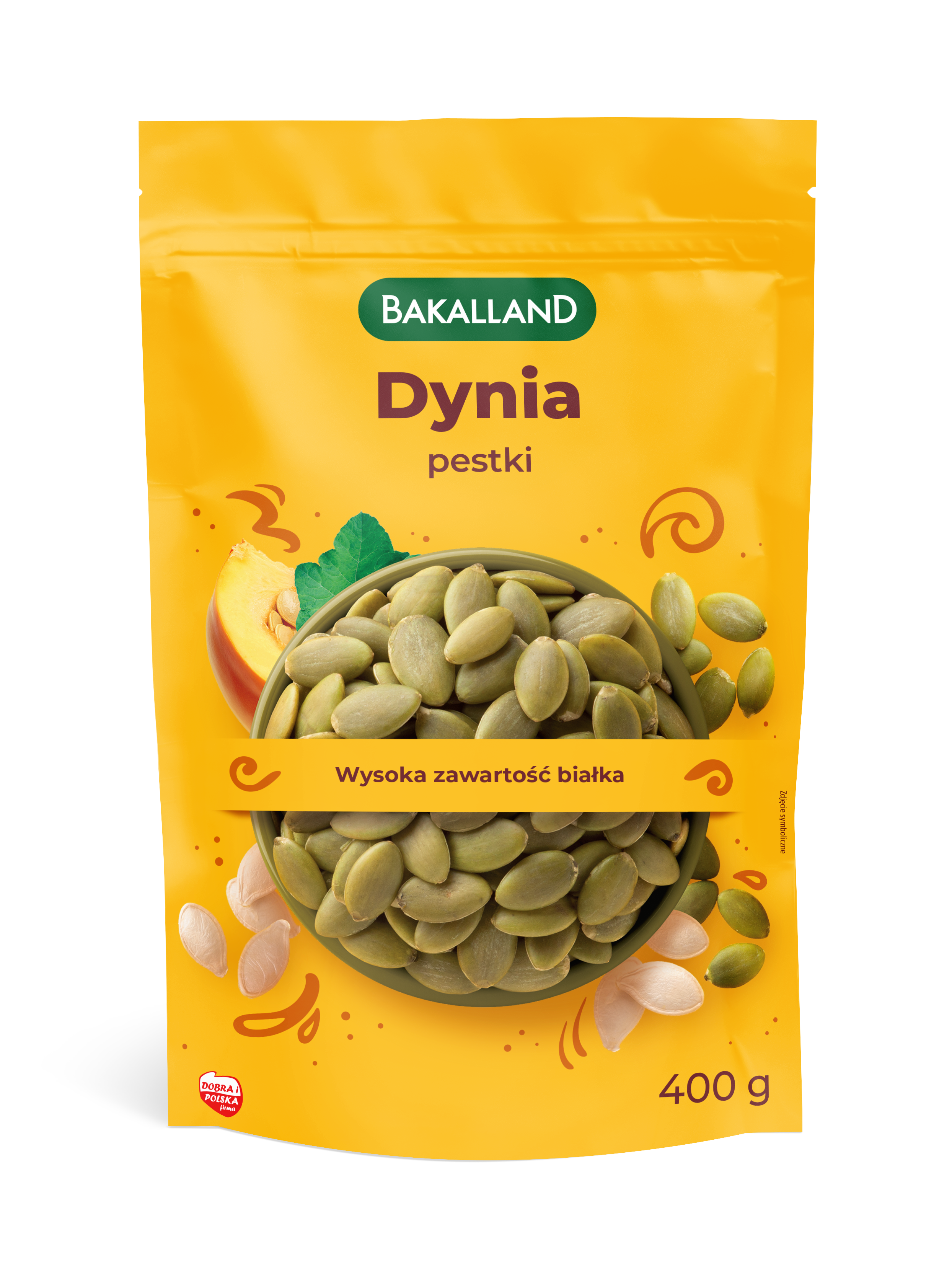 Pestki Dyni Łuskane 400G Bakalland