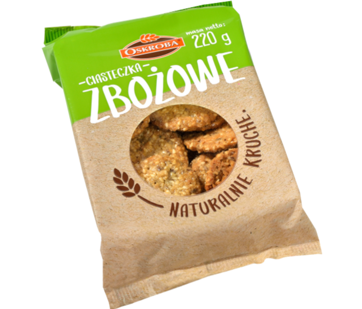 Ciasteczka Zbożowe 220G Oskroba