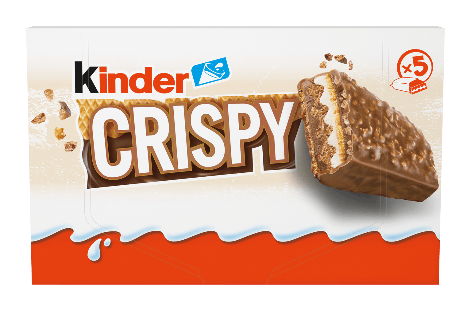 Wafelek Kinder Crispy 5X34G