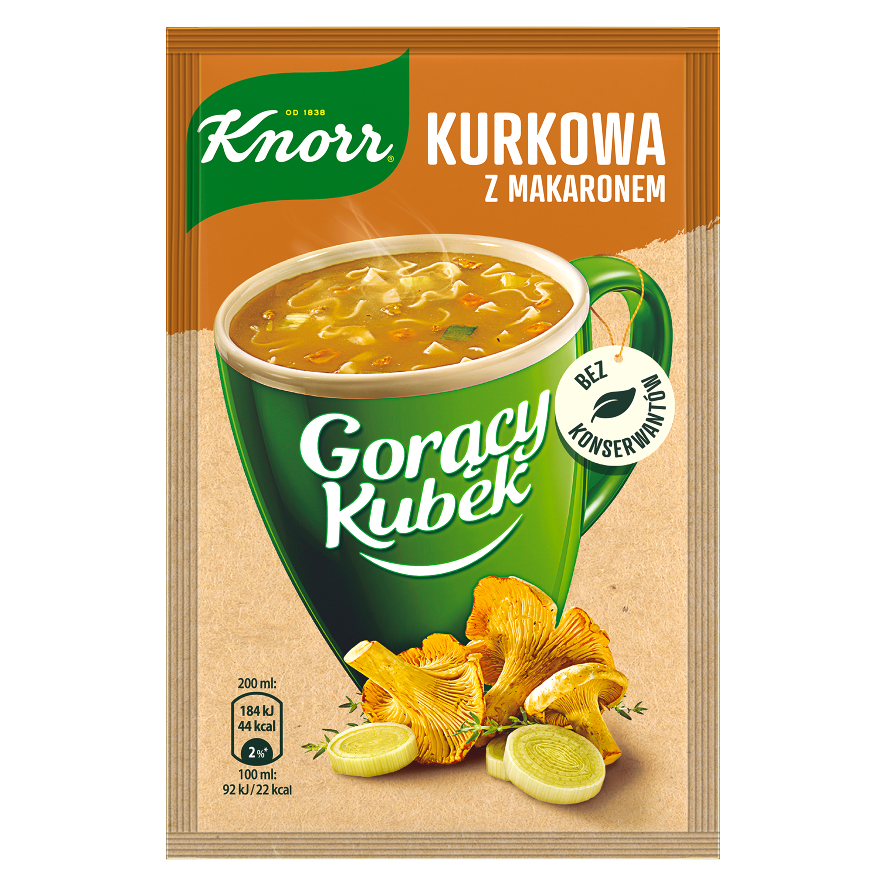 Knorr Gorący Kubek Kurkowa Z Makaronem 13G