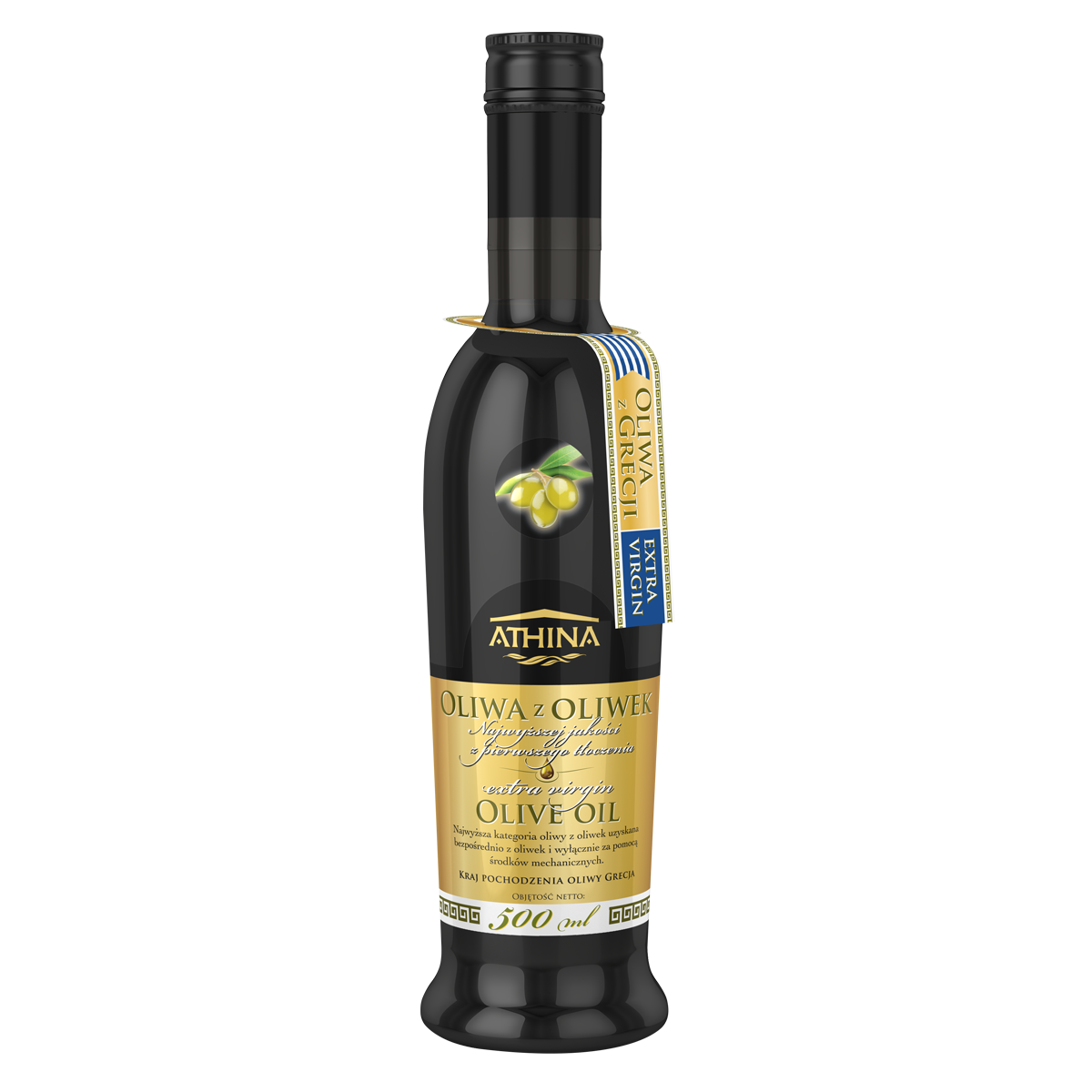 Oliwa Z Oliwek Extra Virgin 500 Ml Athina