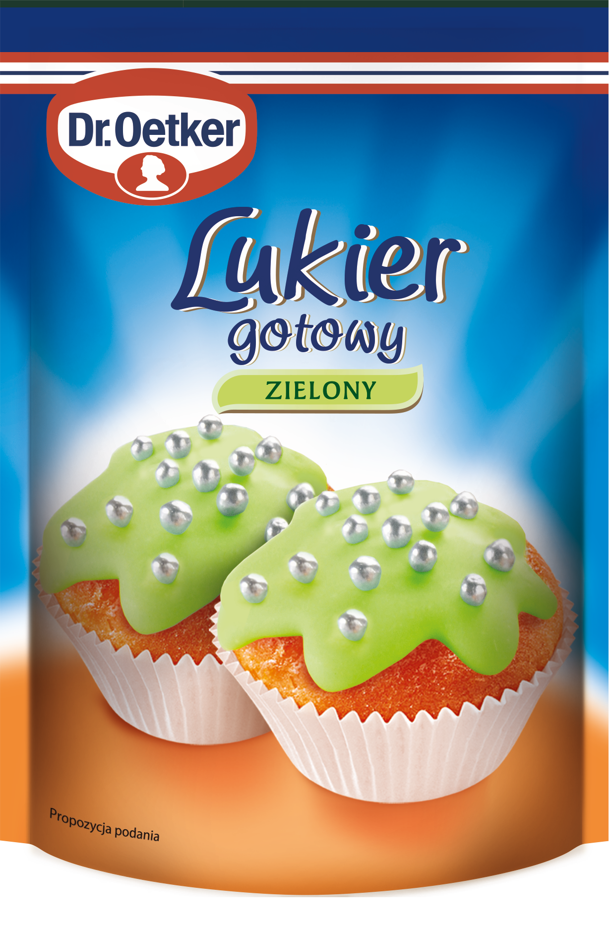 Dr. Oetker Lukier Gotowy Zielony 100 G