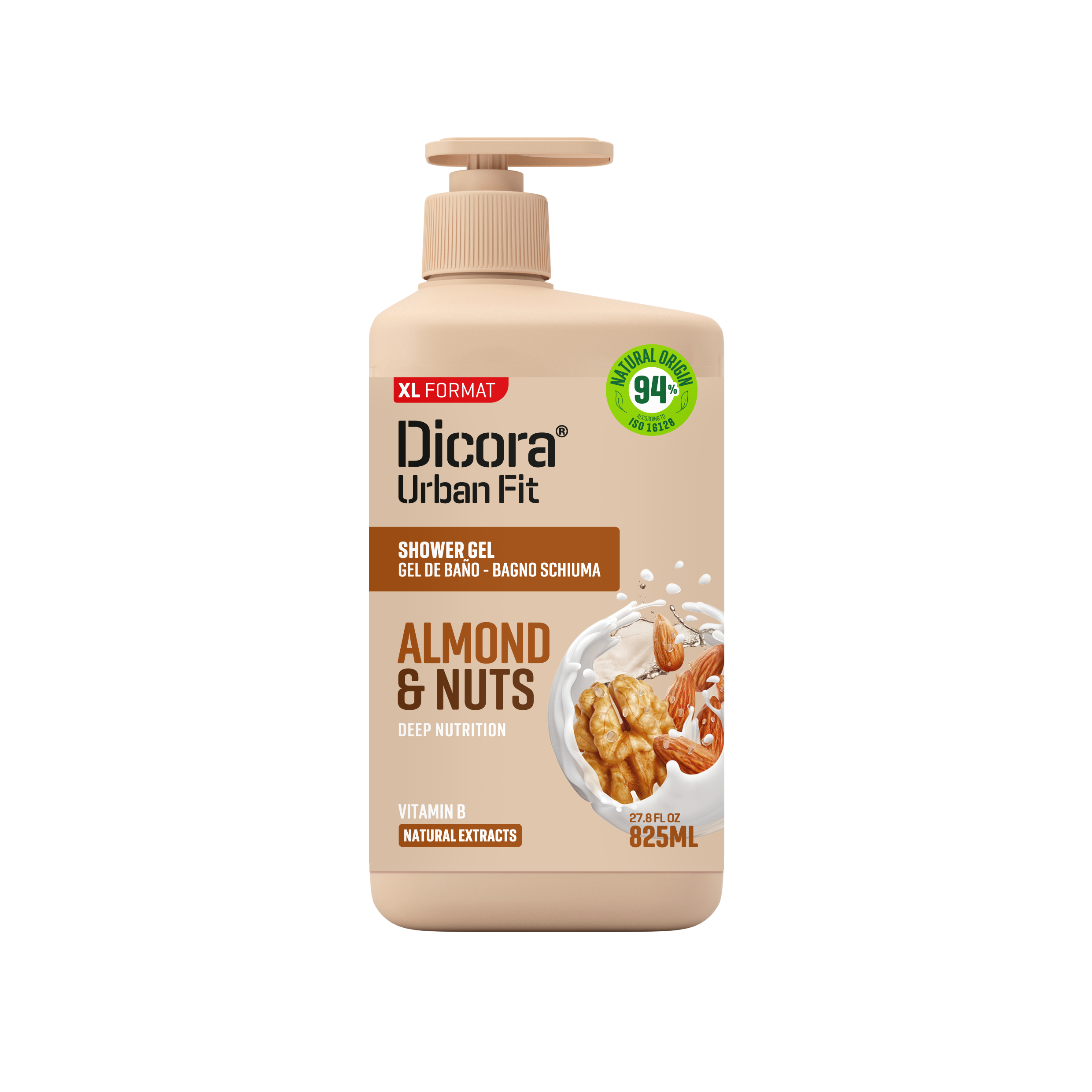 Żel Pod Prysznic Vit B Almonds & Nuts 825 Ml