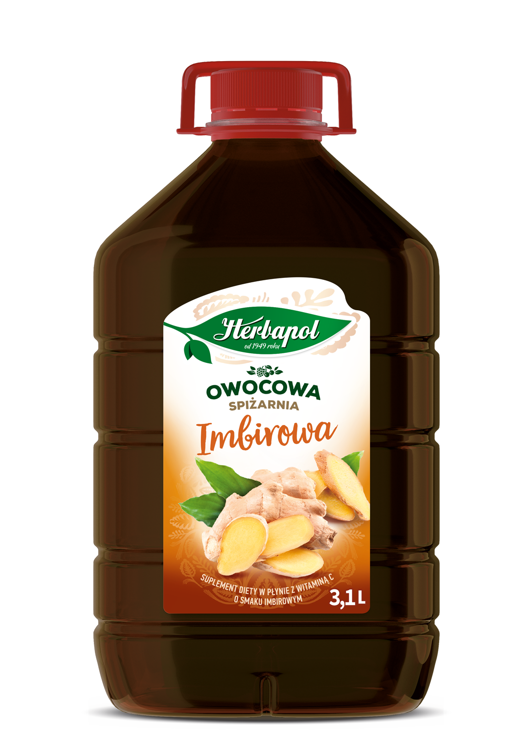 Owocowa Spiżarnia Imbirowa Herbapol 3,1 L.