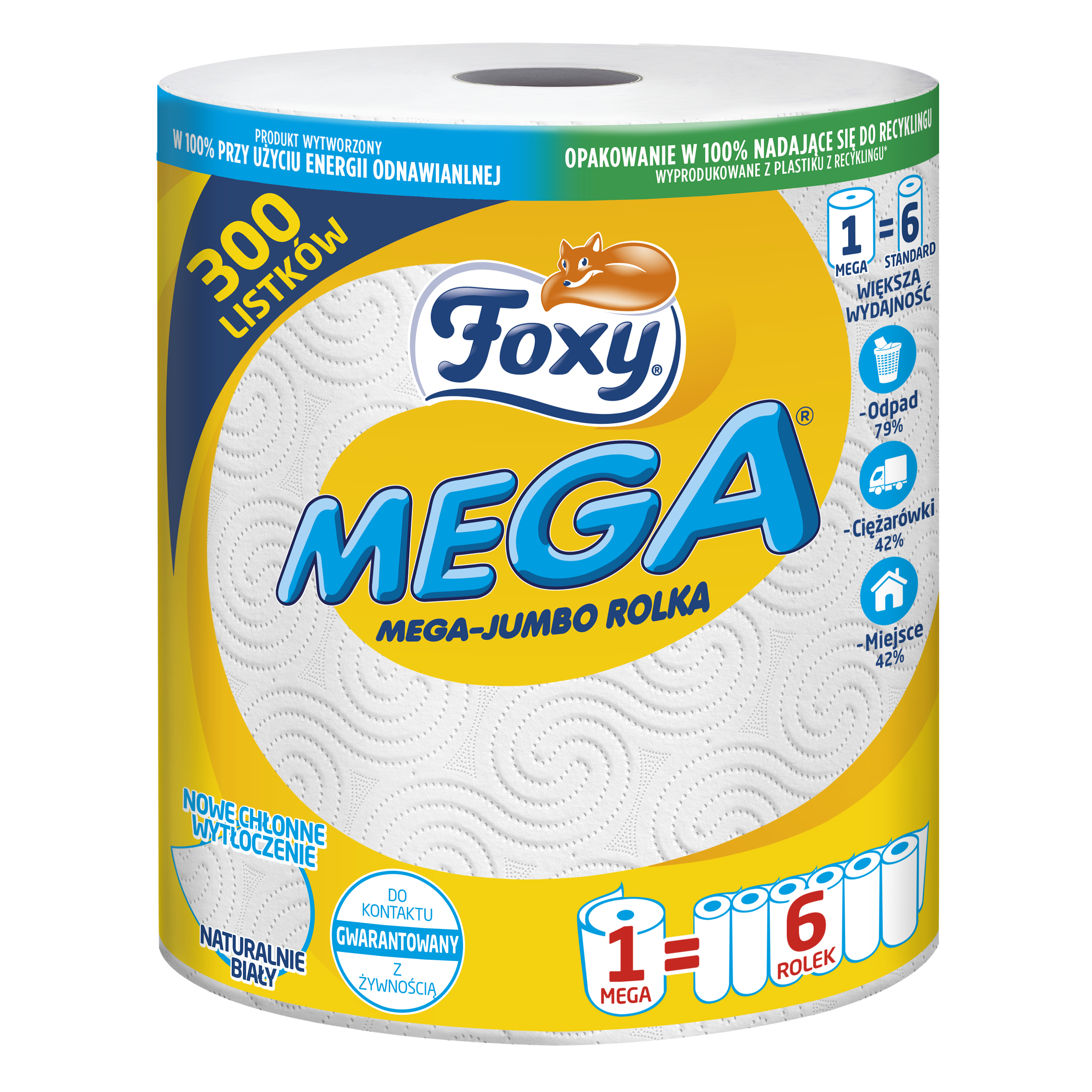 Ręcznik Kuchenny Foxy Mega Jumbo 1Rolka