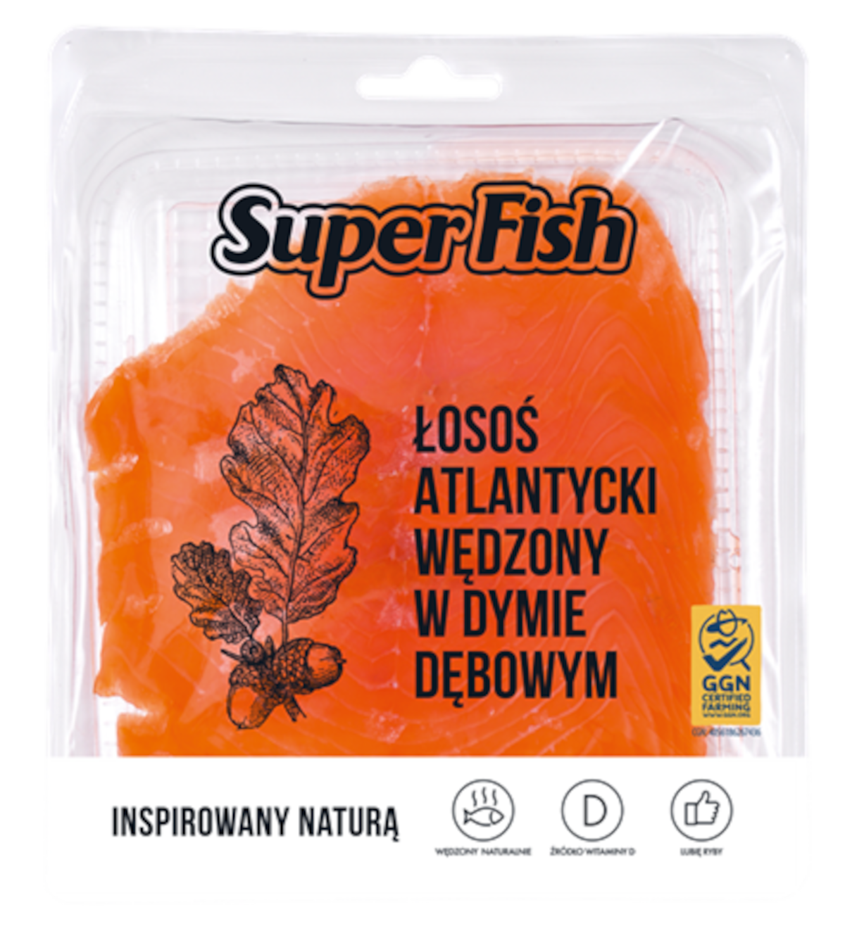 Superfish Łosoś Atlantycki Wędzony W Dymie Dębowym 100 G