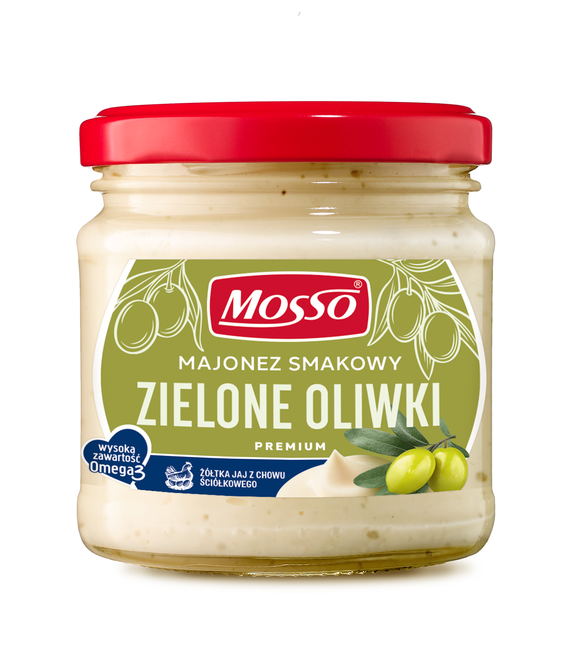 Mosso Majonez Smakowy Zielone Oliwki 170G