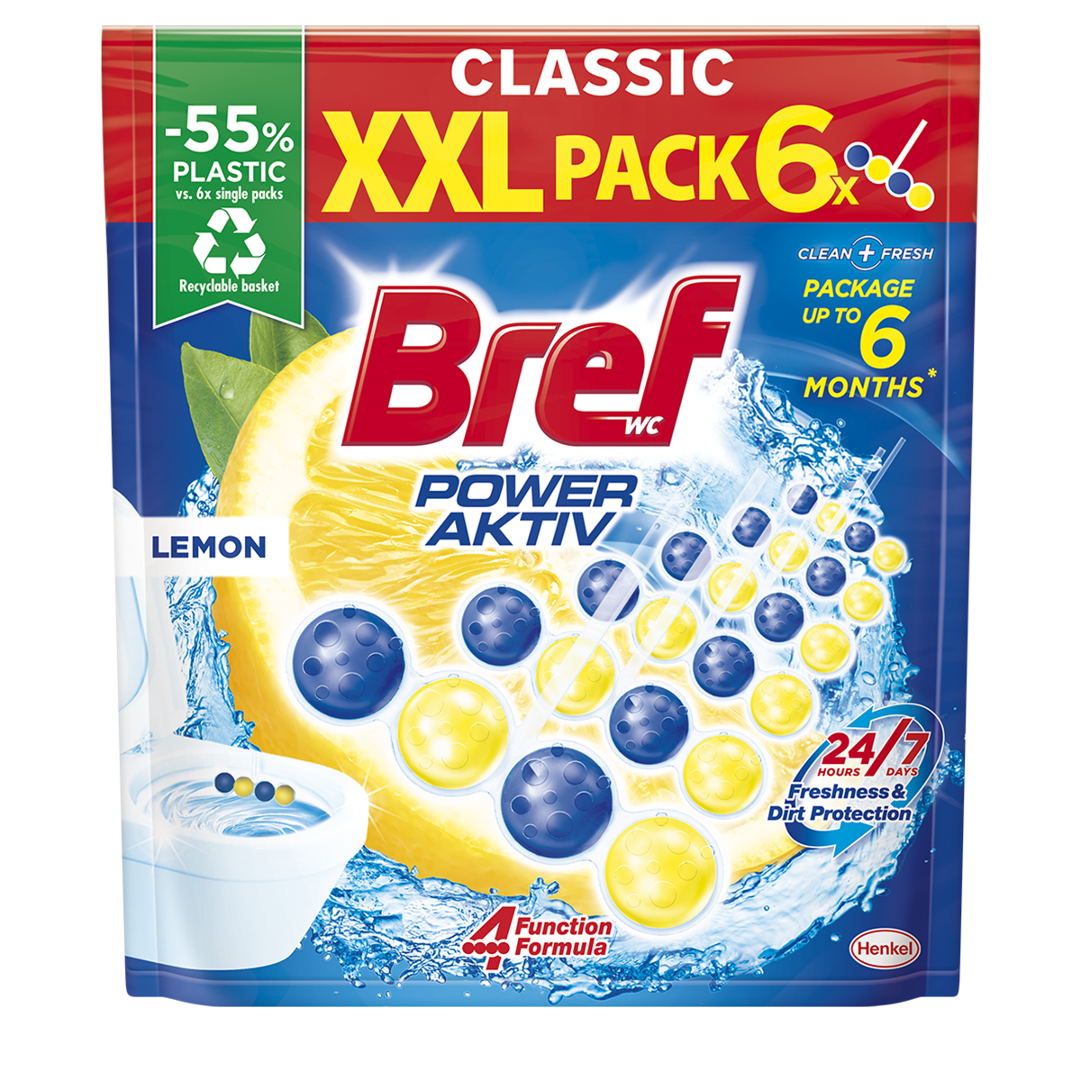Bref Power Aktiv Cytryna 6 X 50 G