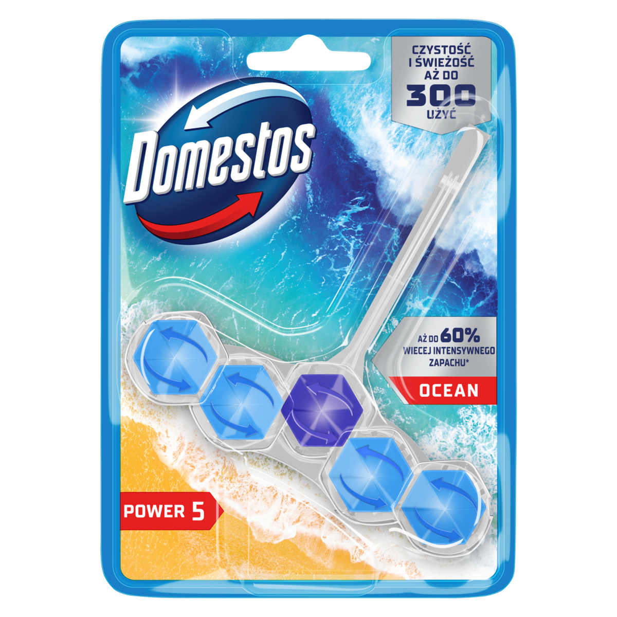Domestos Kostka Toaletowa Power 5 Ocean 50G